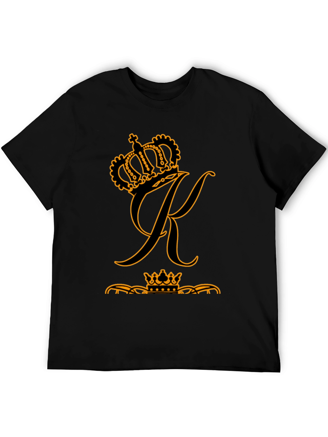 Crown K Graphic Black T-Shirt