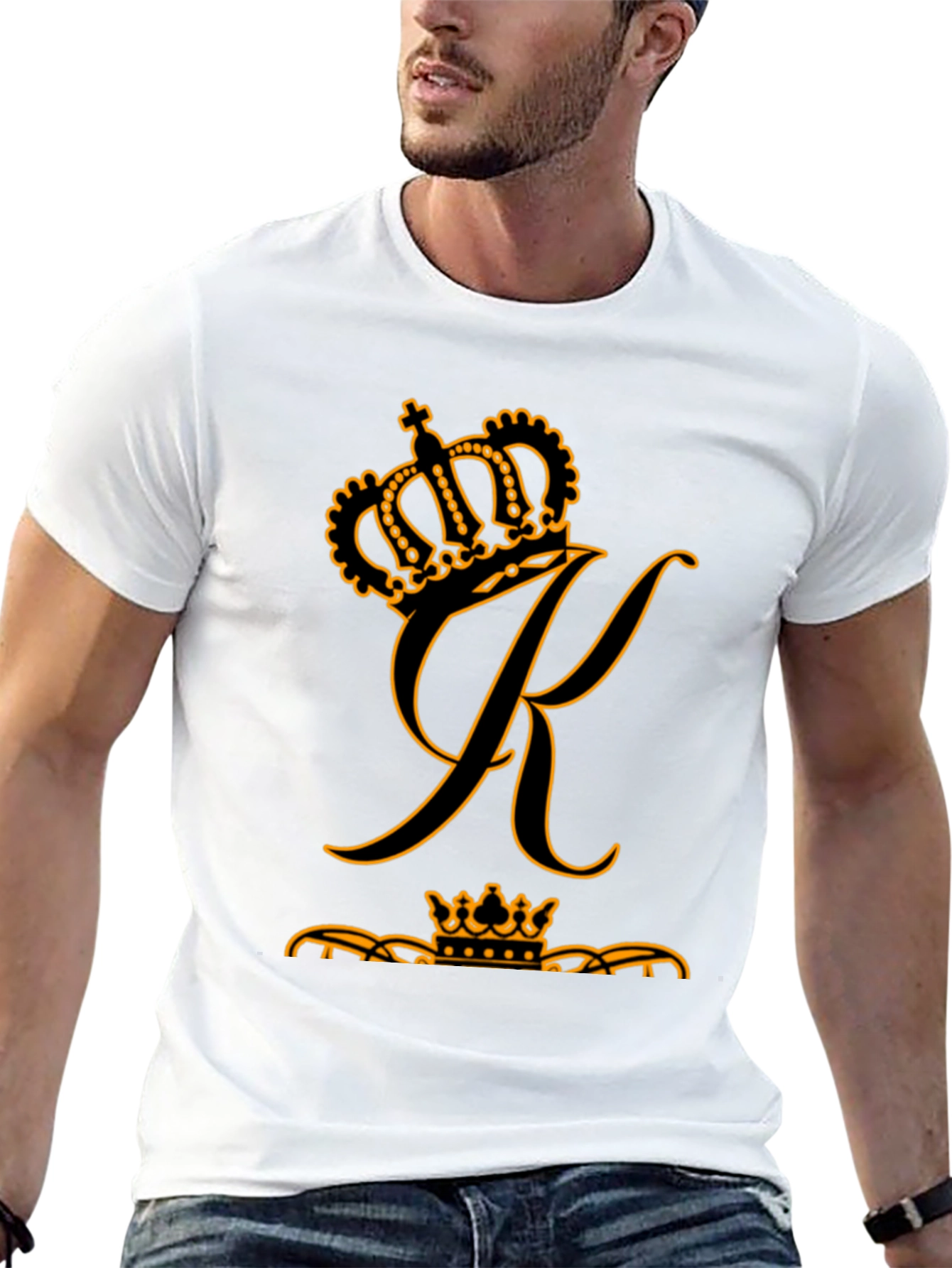 Crown K Graphic Black T-Shirt