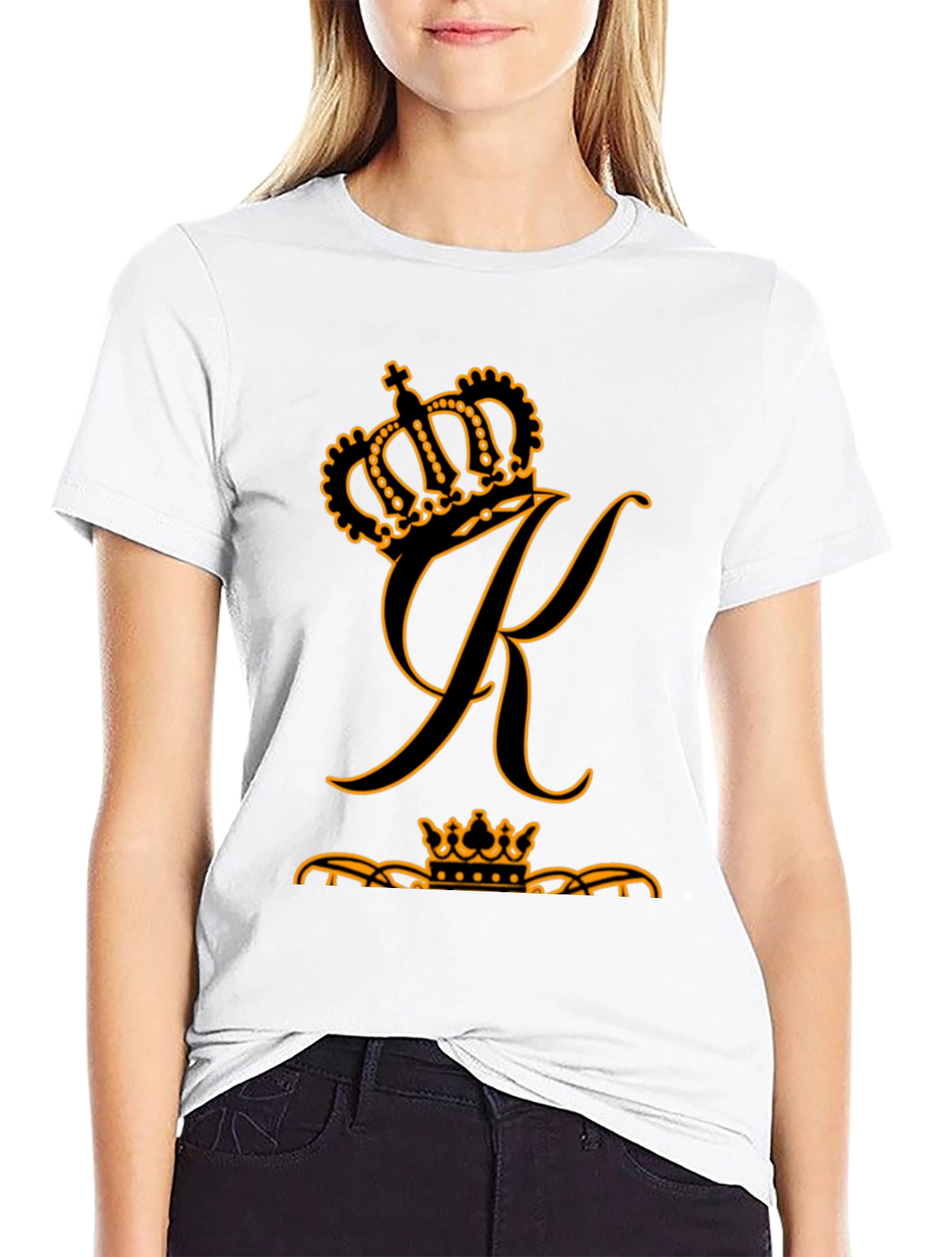 Crown K Graphic Black T-Shirt