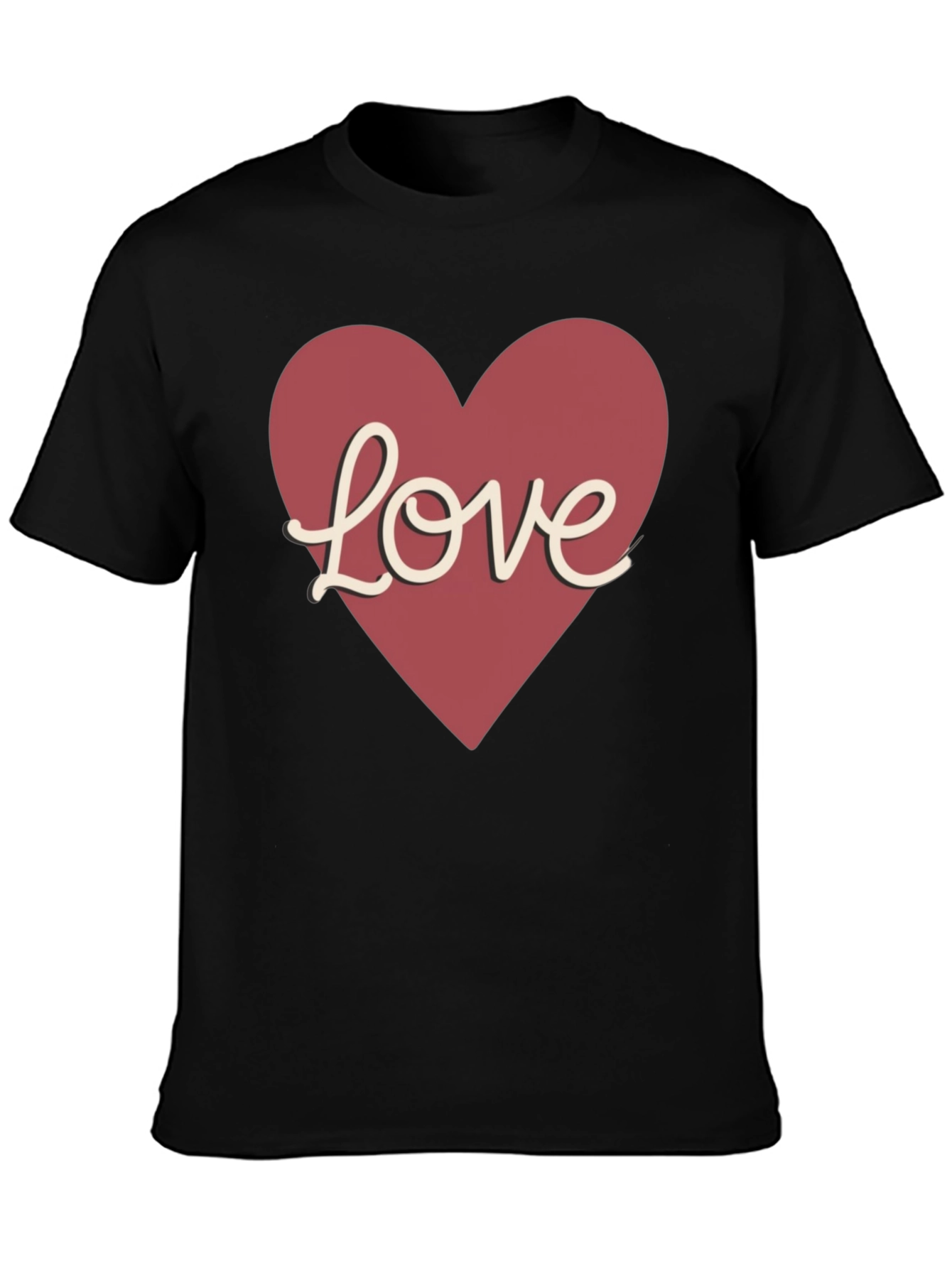 Love Heart Graphic Tee - Valentines Day Gift