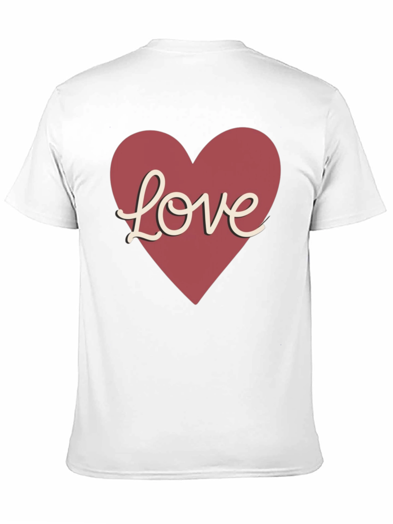 Love Heart Graphic Tee - Valentines Day Gift