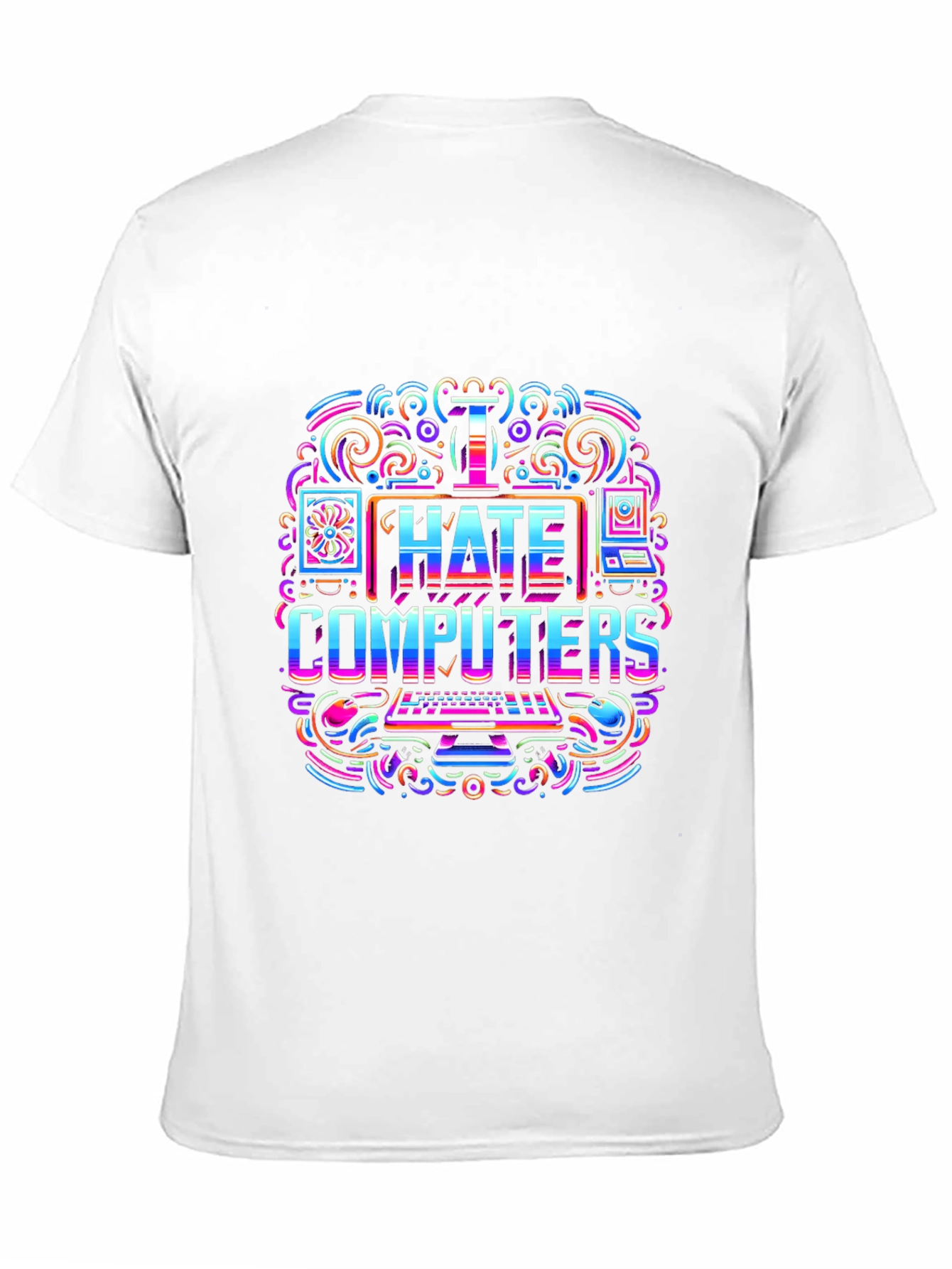 I Hate Computers Graphic T-Shirt
