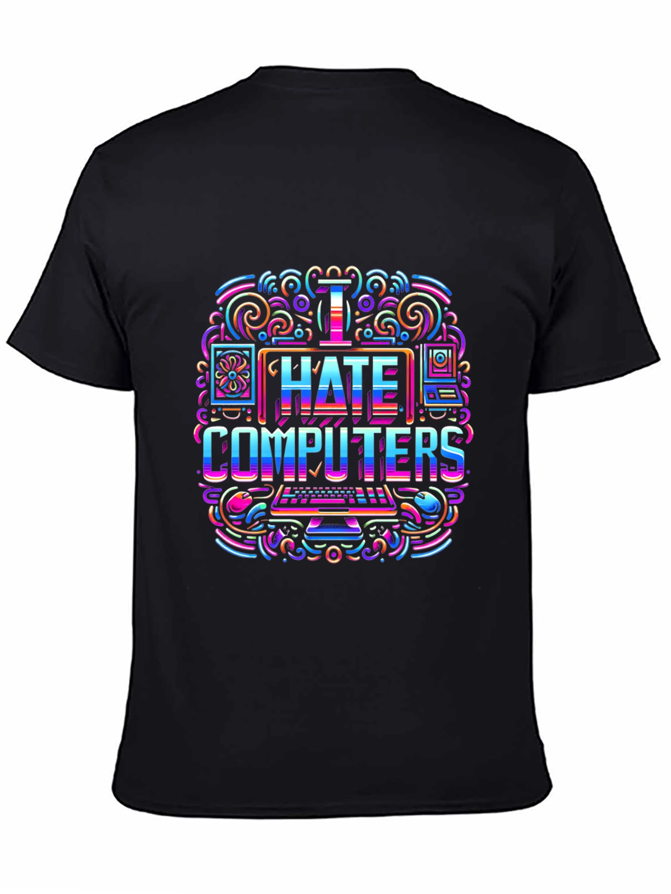 I Hate Computers Graphic T-Shirt
