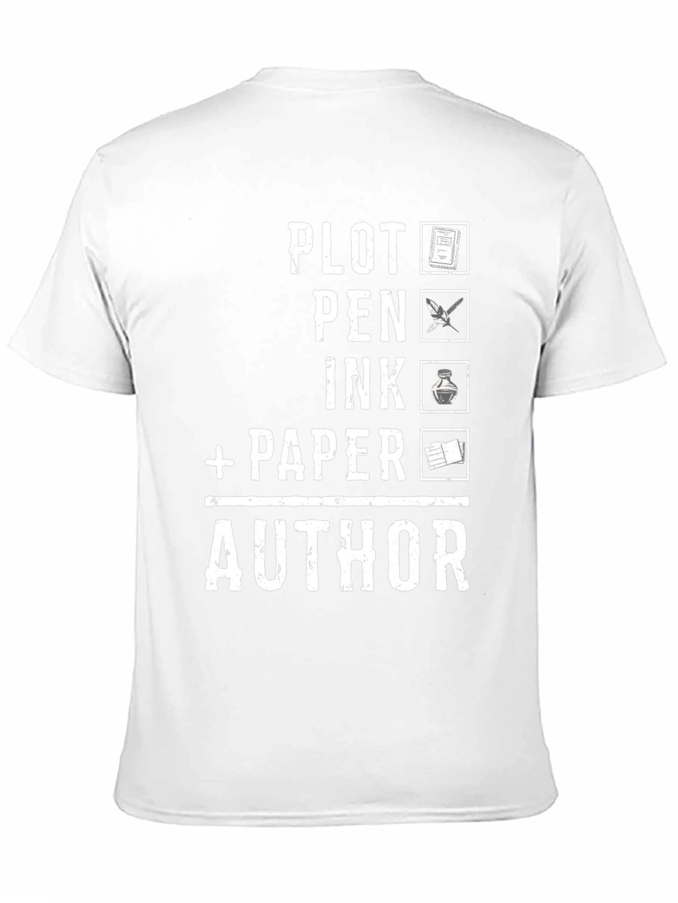 Author Checklist Graphic T-Shirt