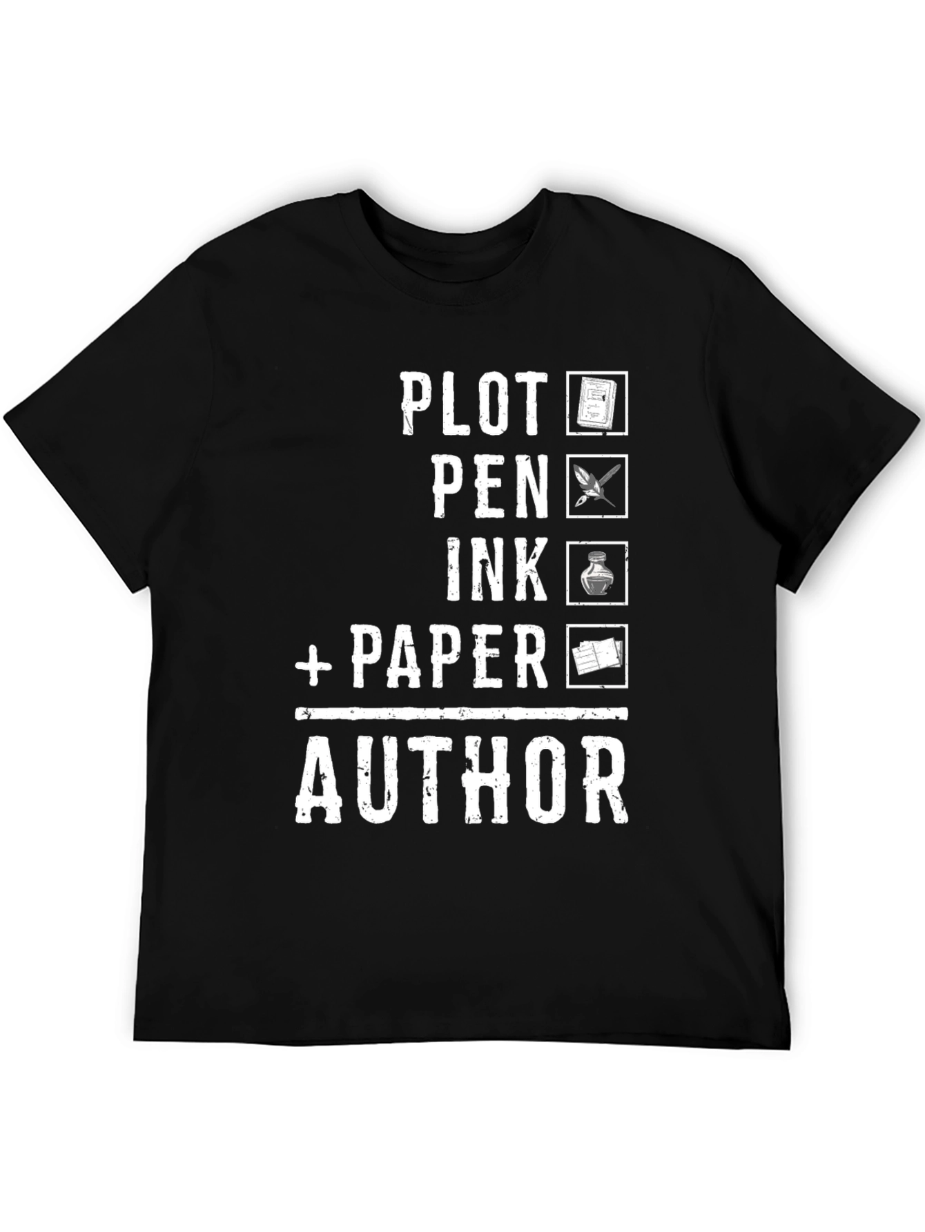 Author Checklist Graphic T-Shirt