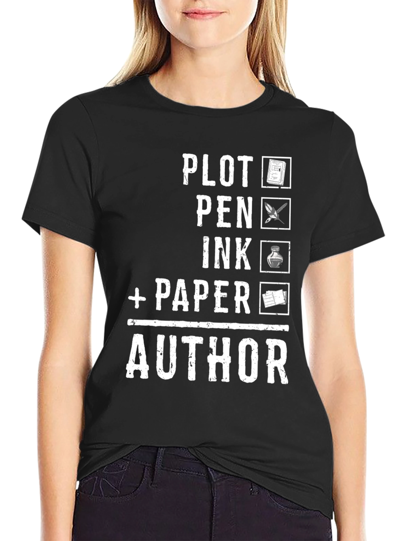 Author Checklist Graphic T-Shirt