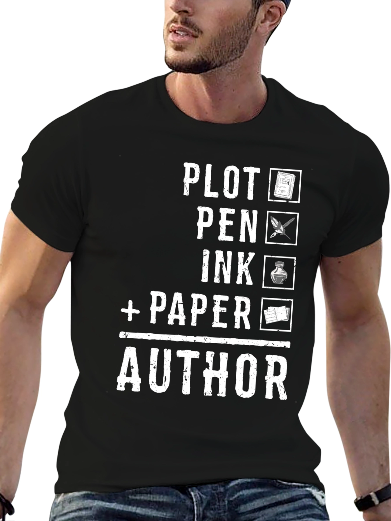 Author Checklist Graphic T-Shirt