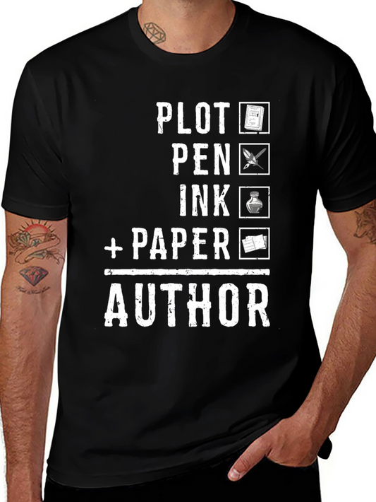 Author Checklist Graphic T-Shirt