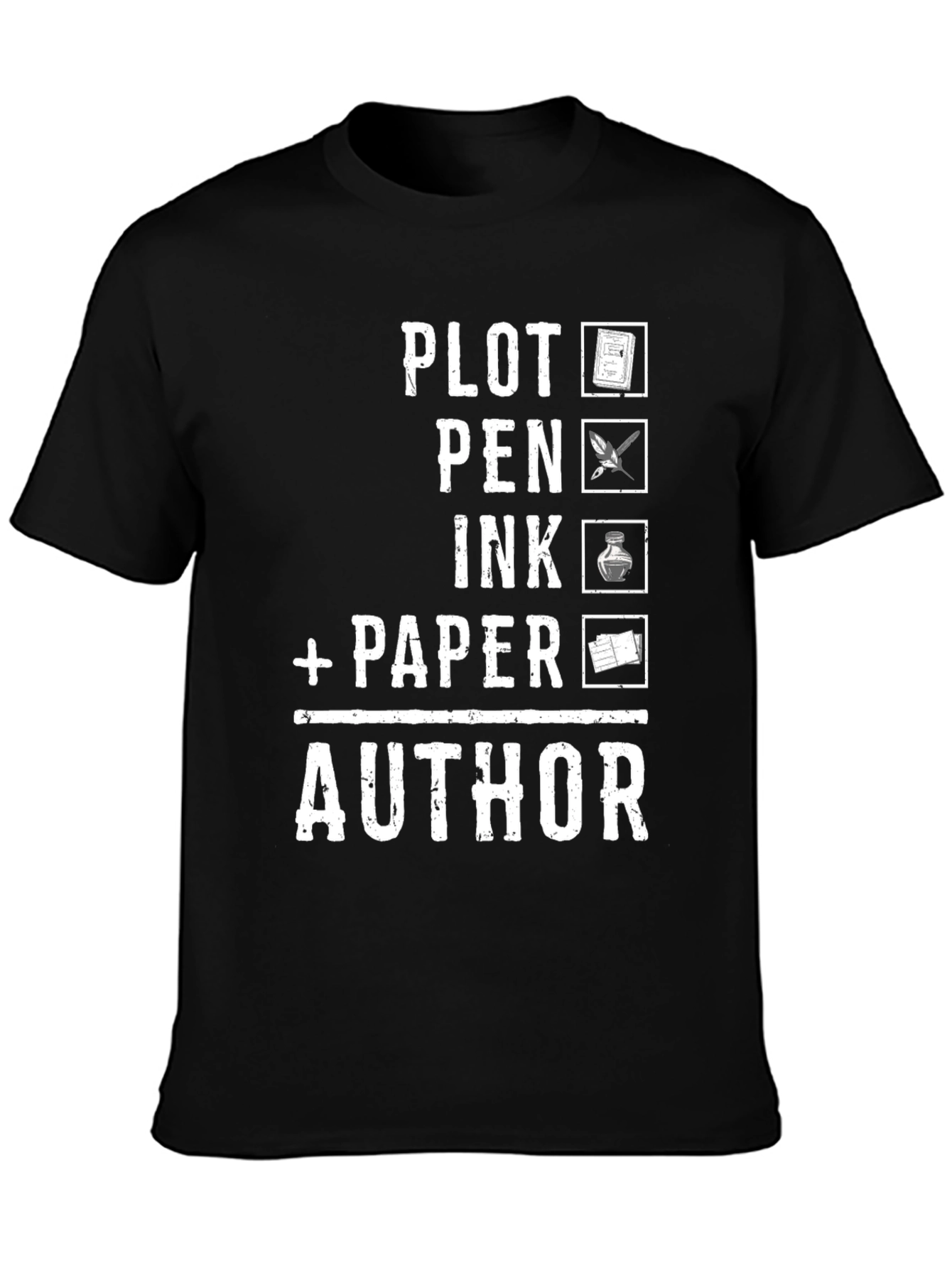 Author Checklist Graphic T-Shirt