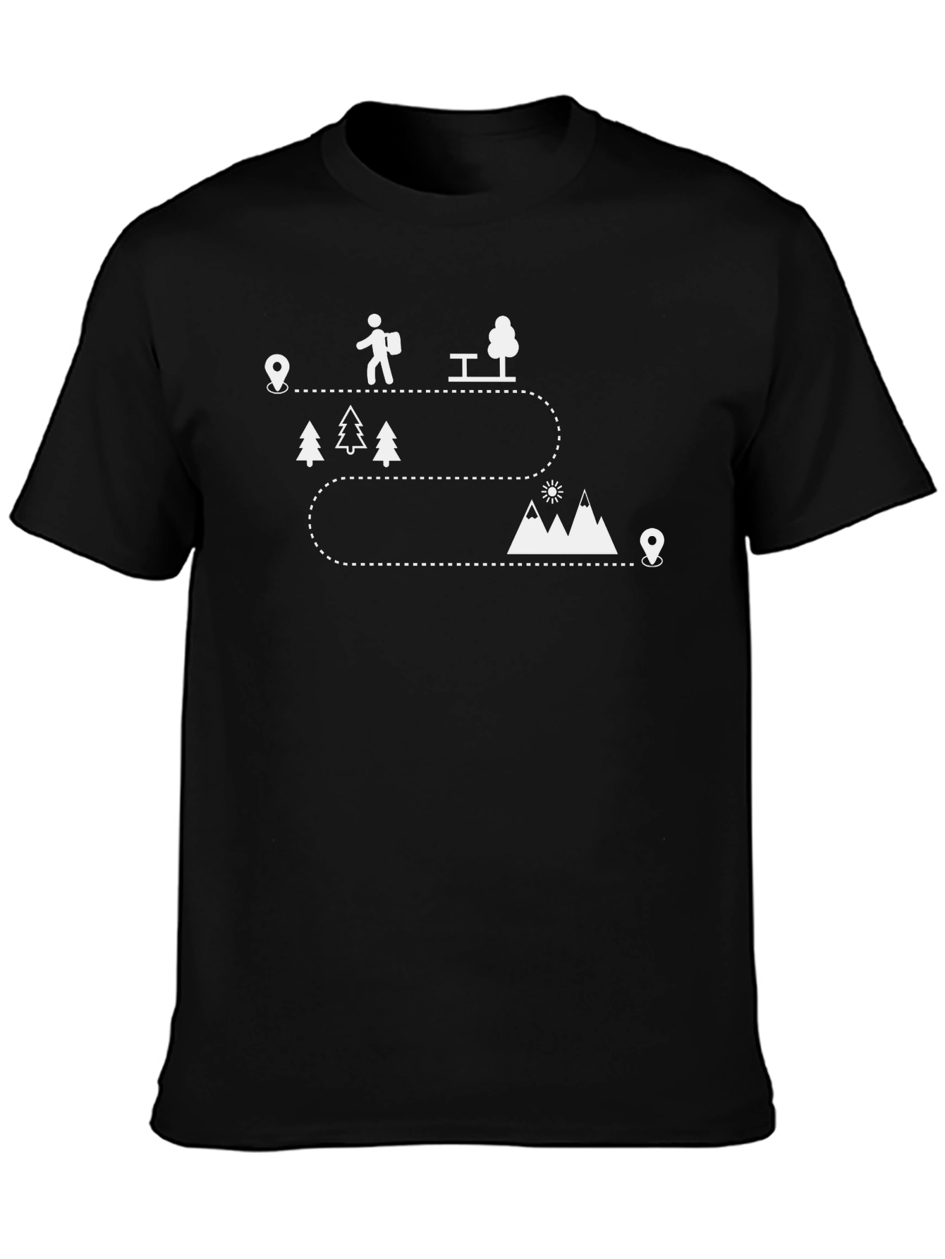 Adventure Route Tee: Hikers Journey T-Shirt