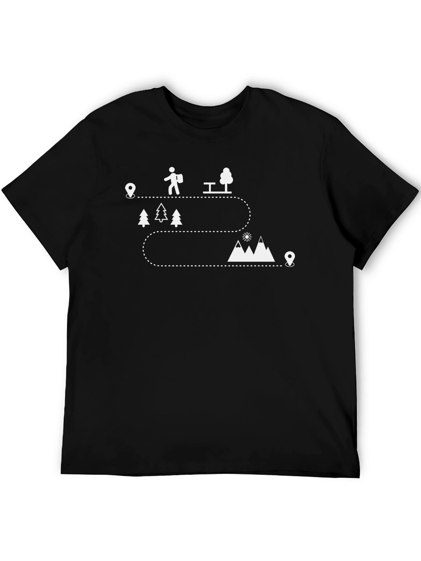 Adventure Route Tee: Hikers Journey T-Shirt