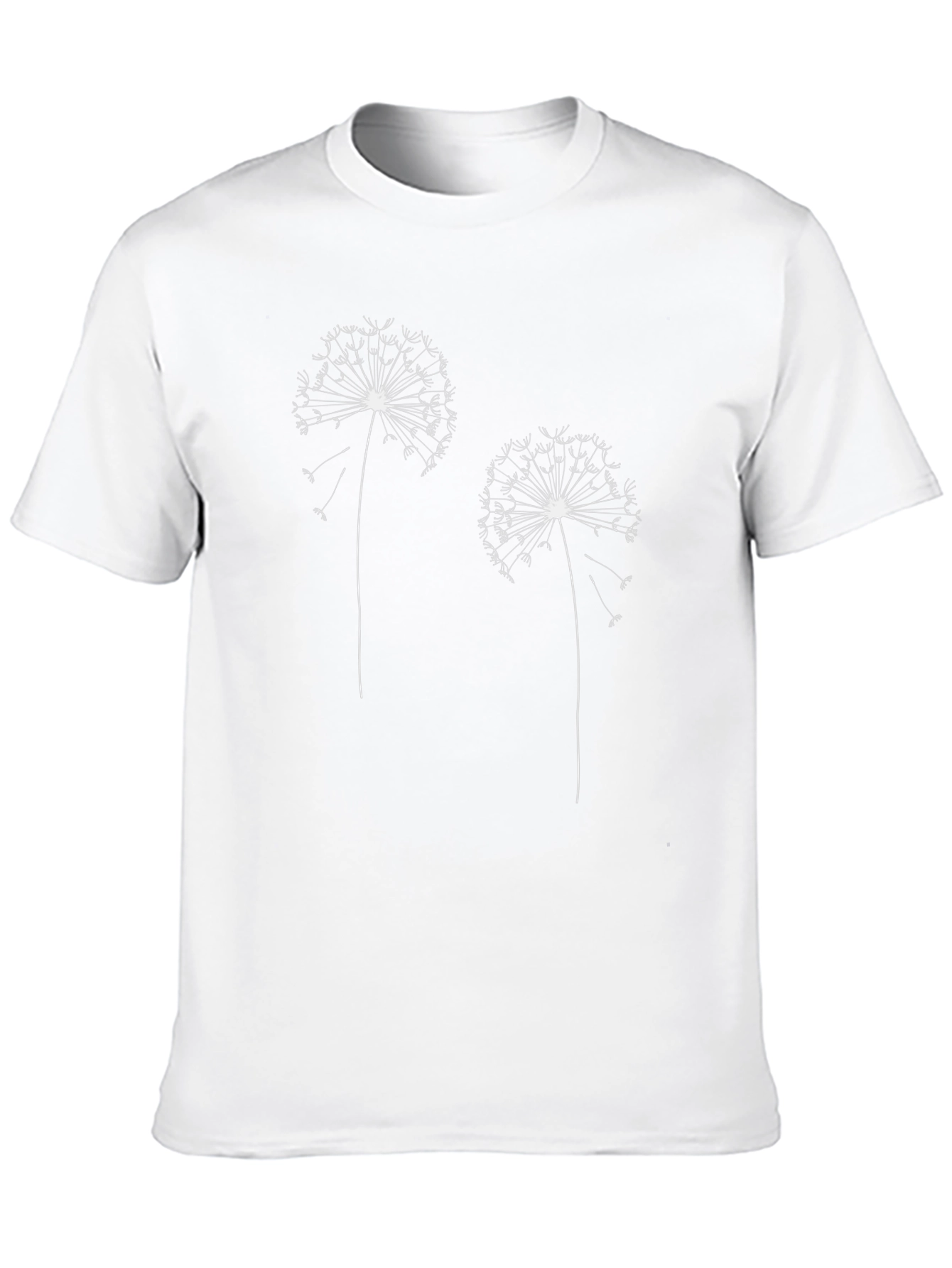 Dandelion Graphic Black T-Shirt