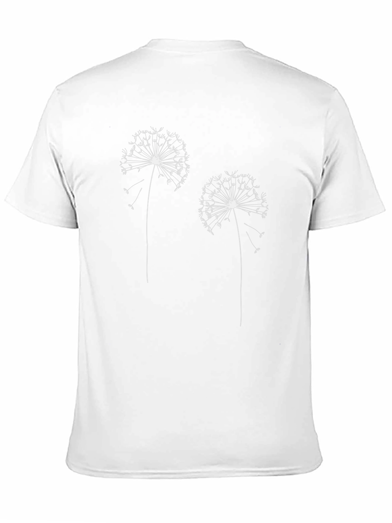 Dandelion Graphic Black T-Shirt