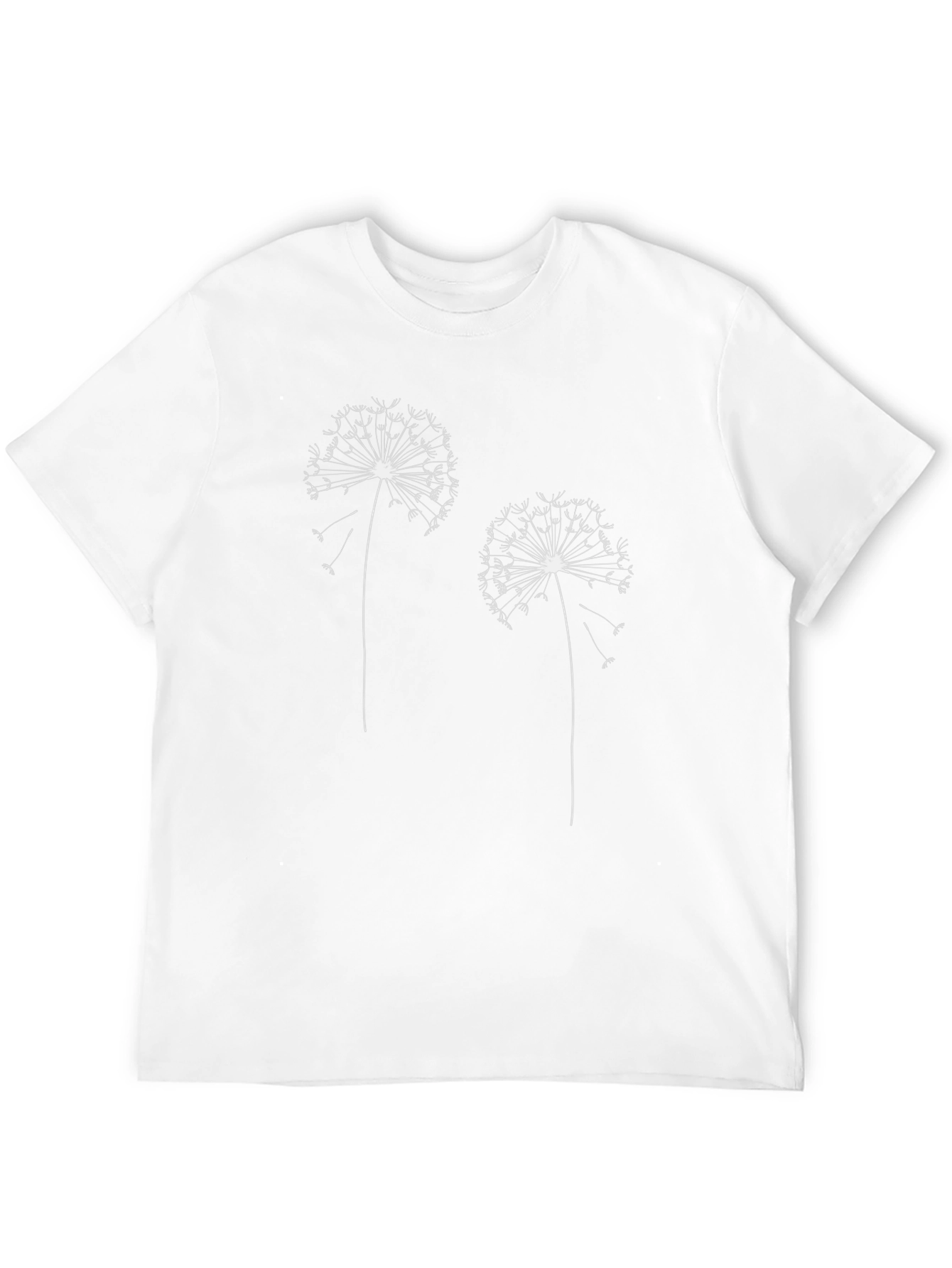 Dandelion Graphic Black T-Shirt