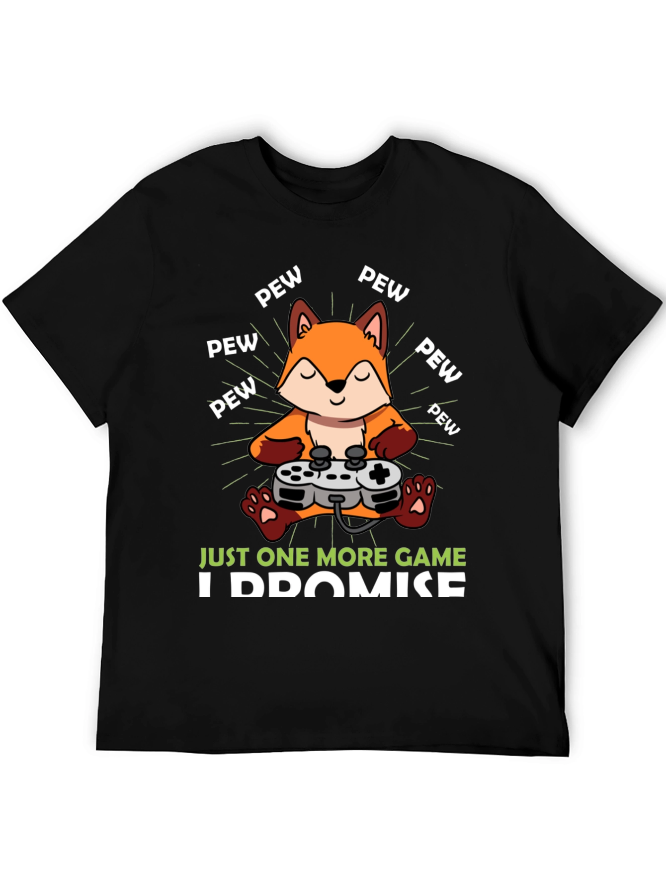 Just One More Game Fox Gamer T-Shirt