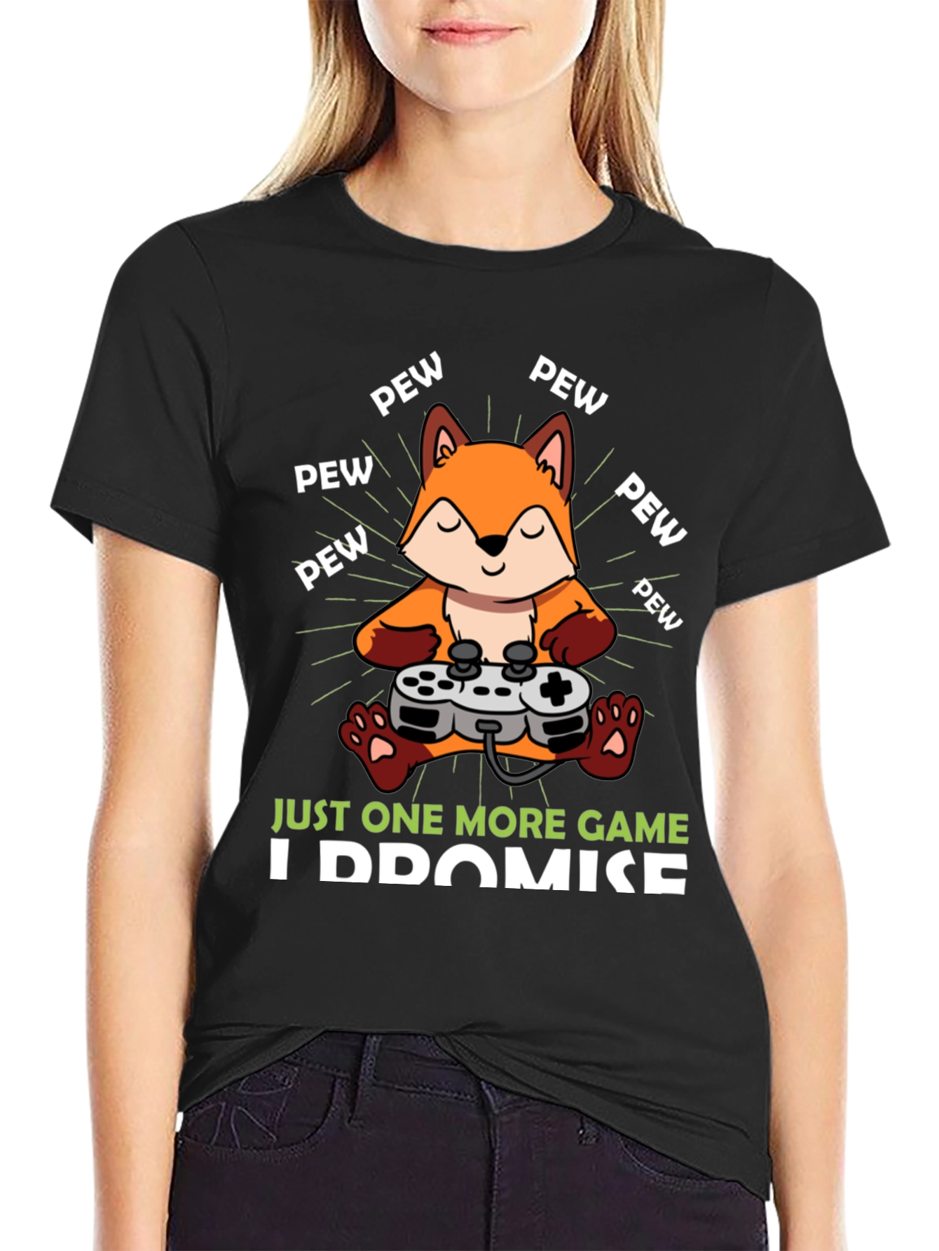 Just One More Game Fox Gamer T-Shirt