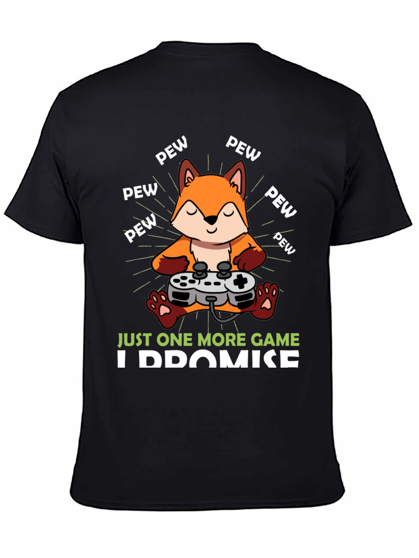 Just One More Game Fox Gamer T-Shirt