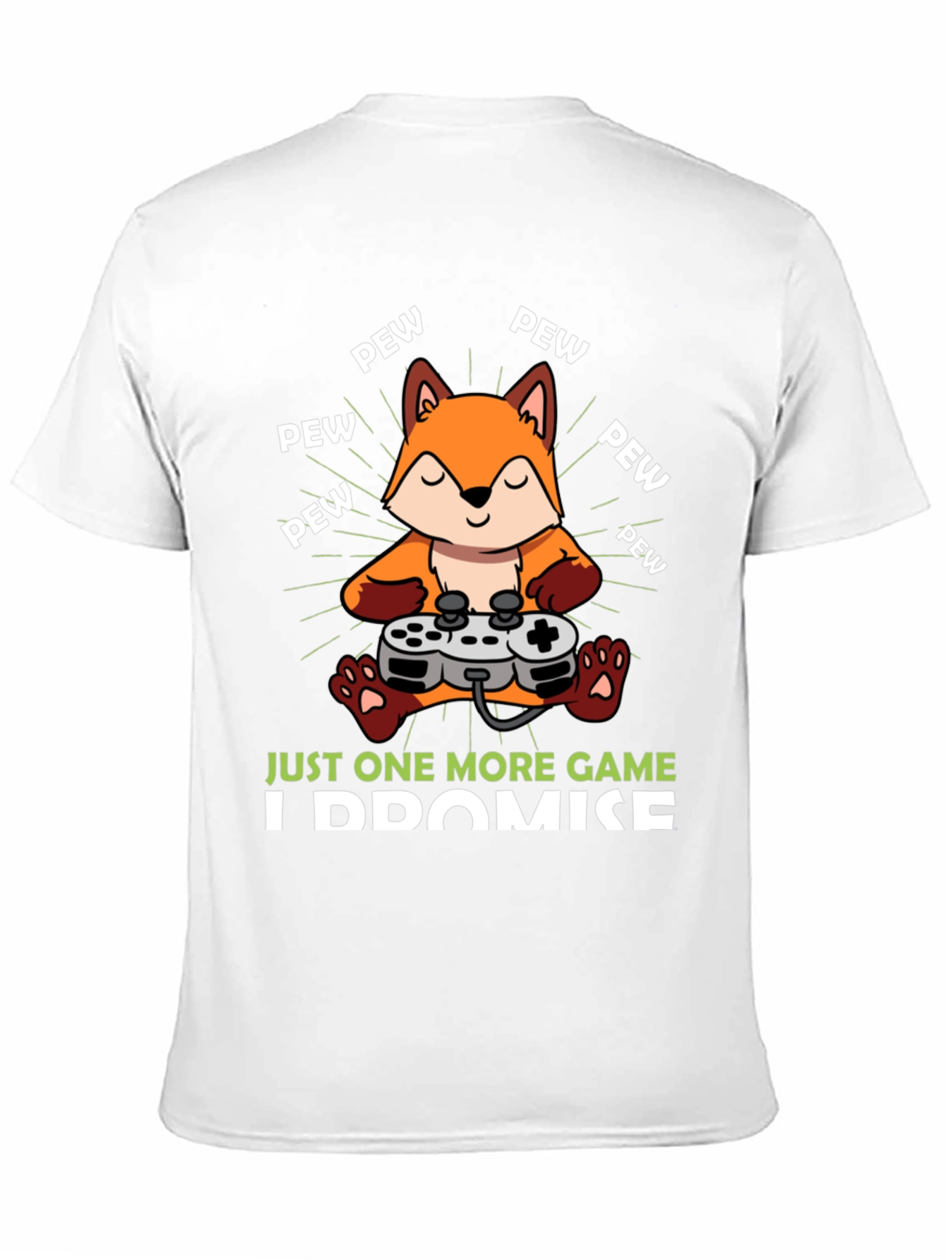 Just One More Game Fox Gamer T-Shirt