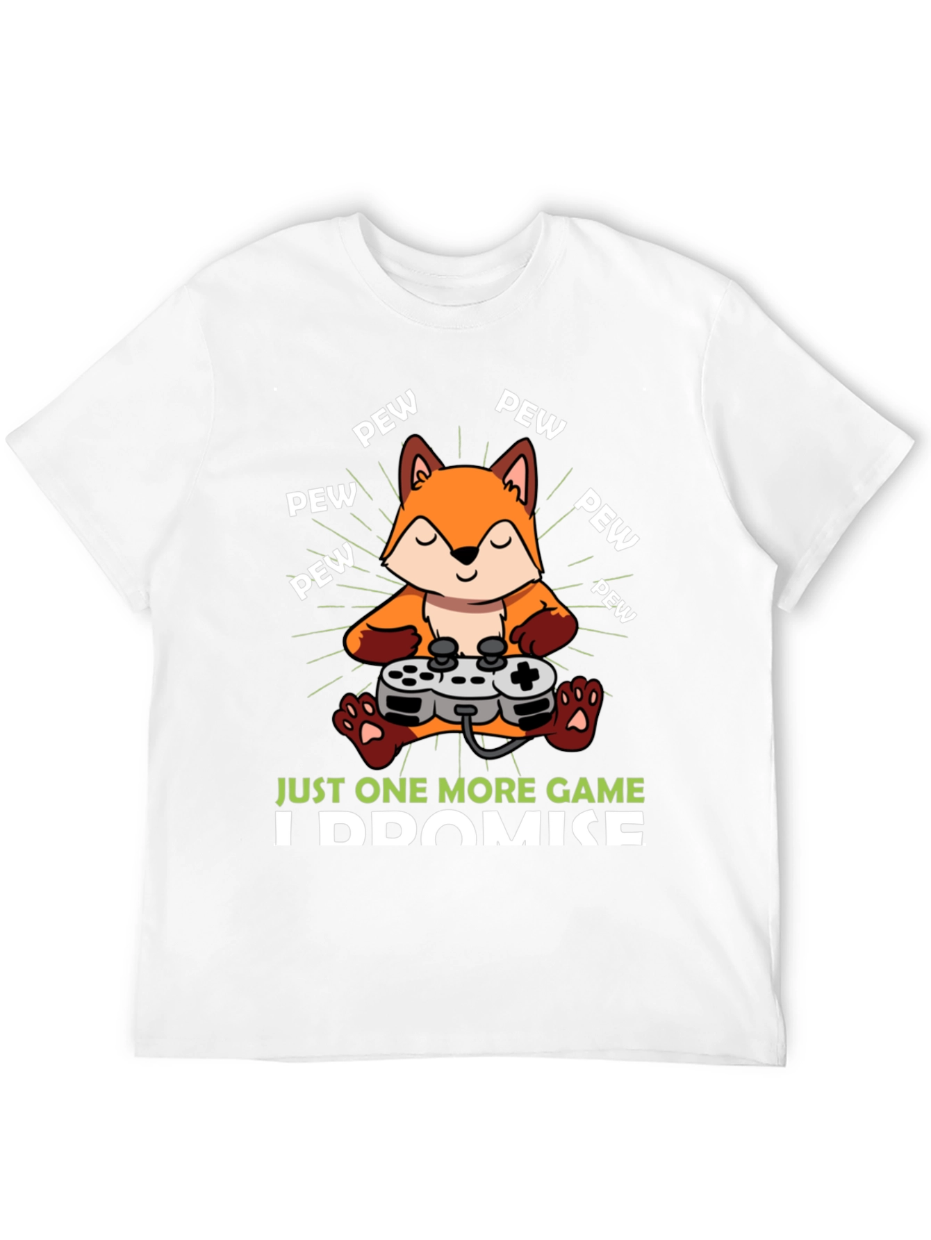 Just One More Game Fox Gamer T-Shirt