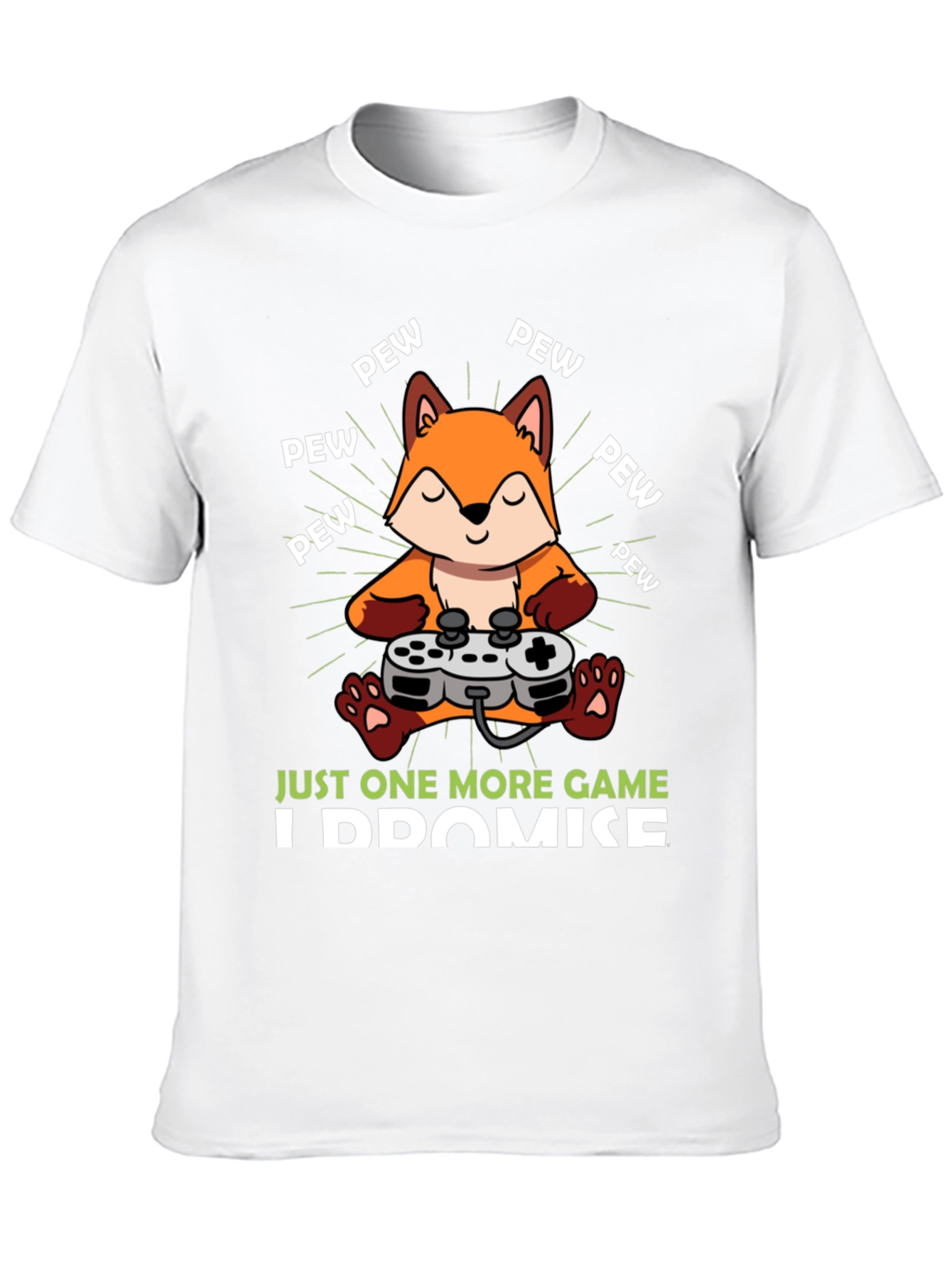 Just One More Game Fox Gamer T-Shirt