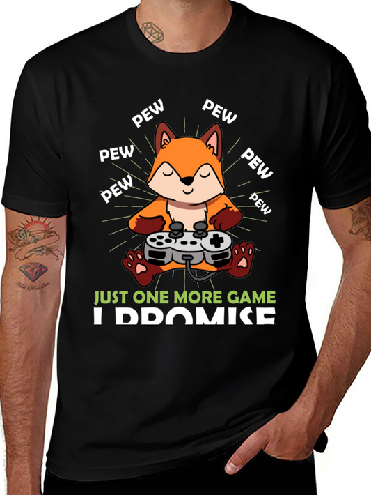 Just One More Game Fox Gamer T-Shirt