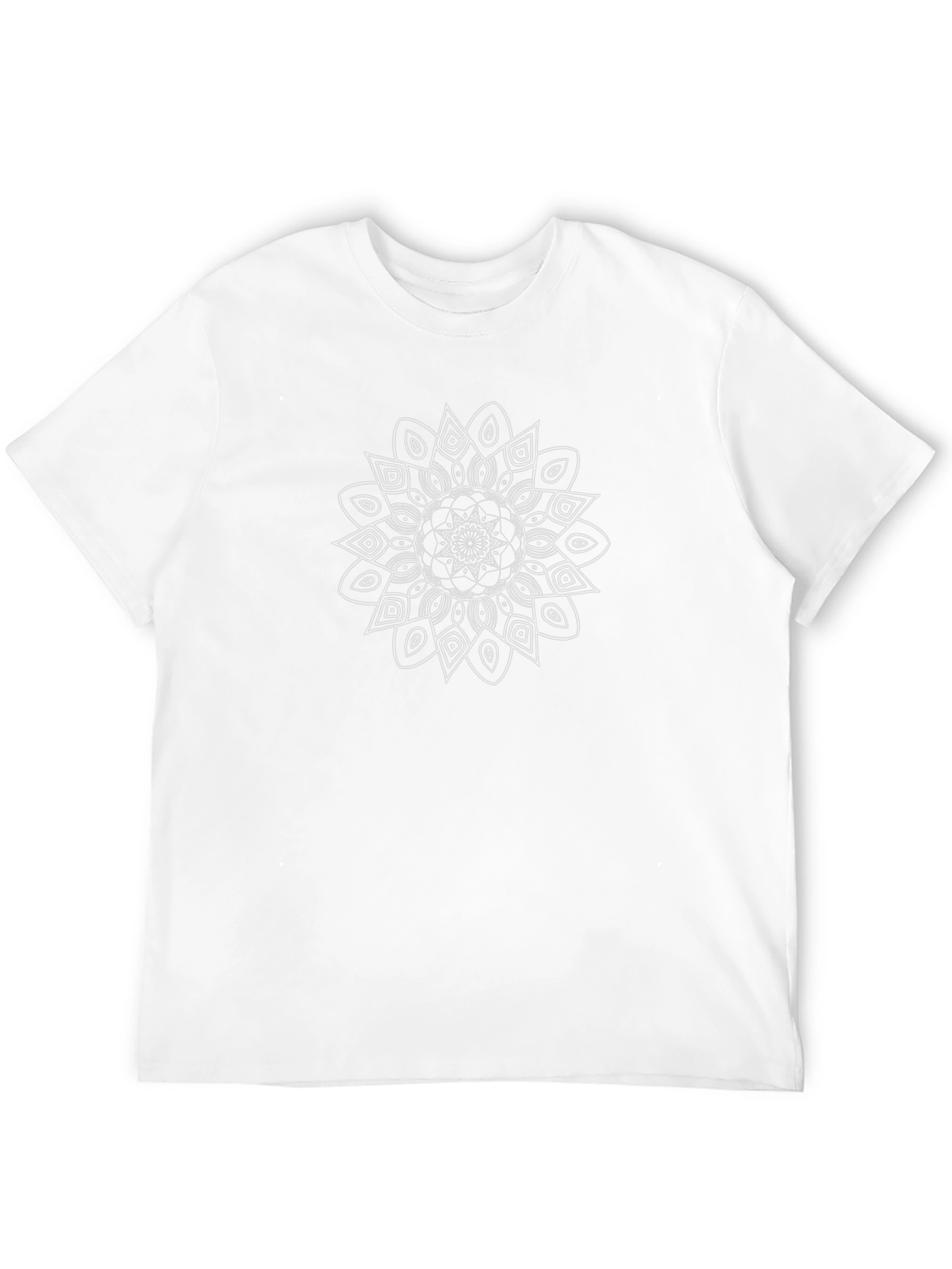 Mandala Graphic Black T-Shirt - Relaxed Fit