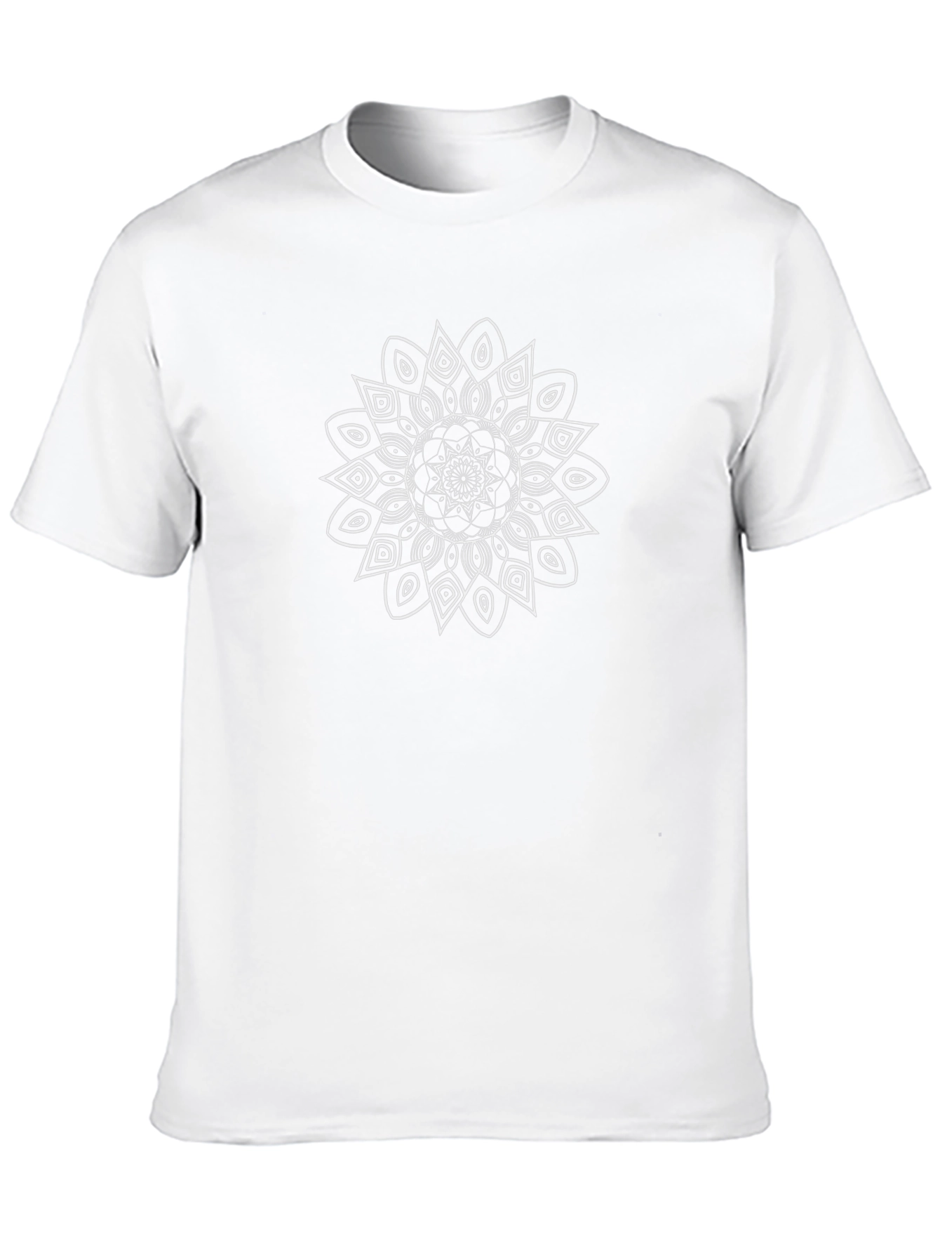 Mandala Graphic Black T-Shirt - Relaxed Fit