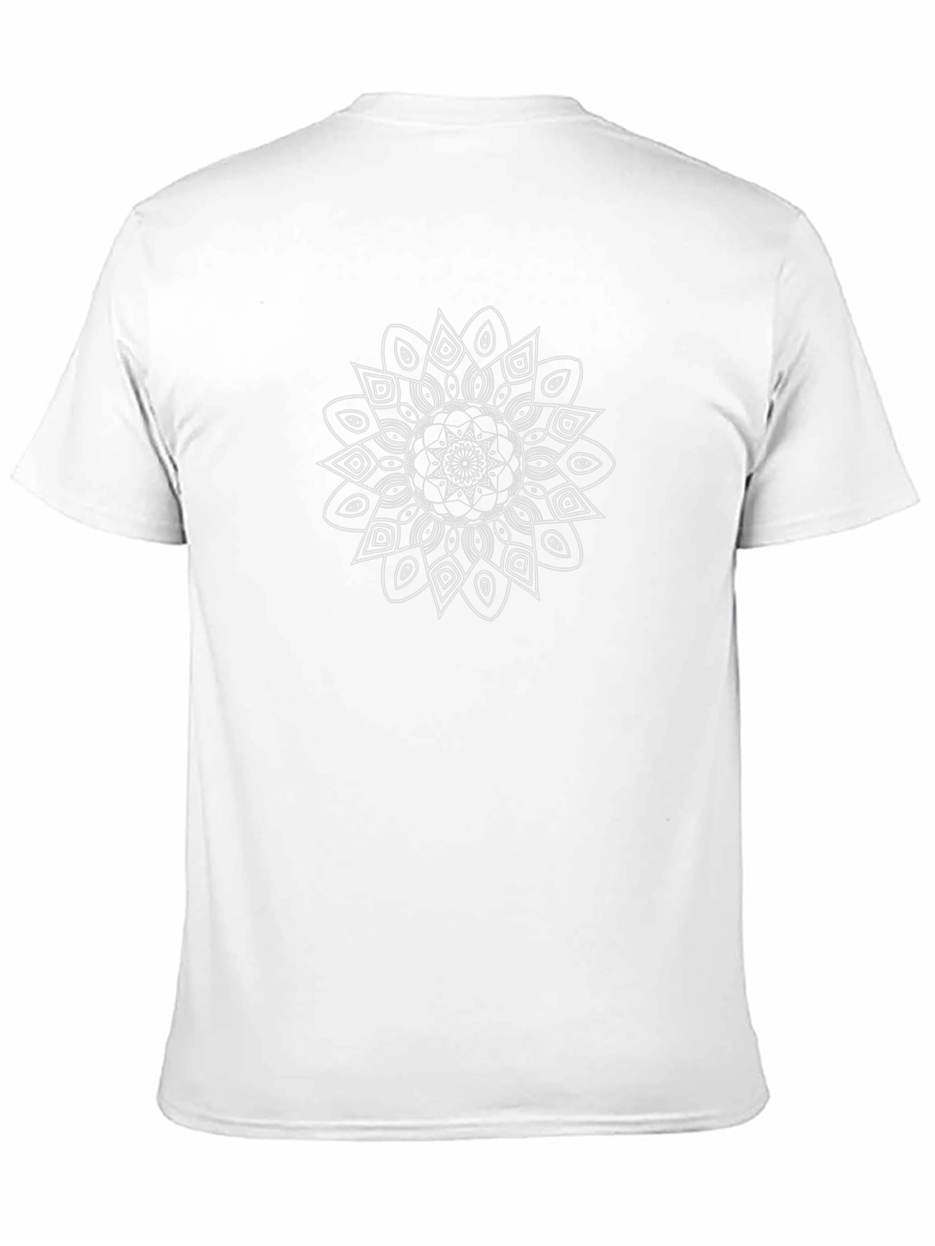 Mandala Graphic Black T-Shirt - Relaxed Fit