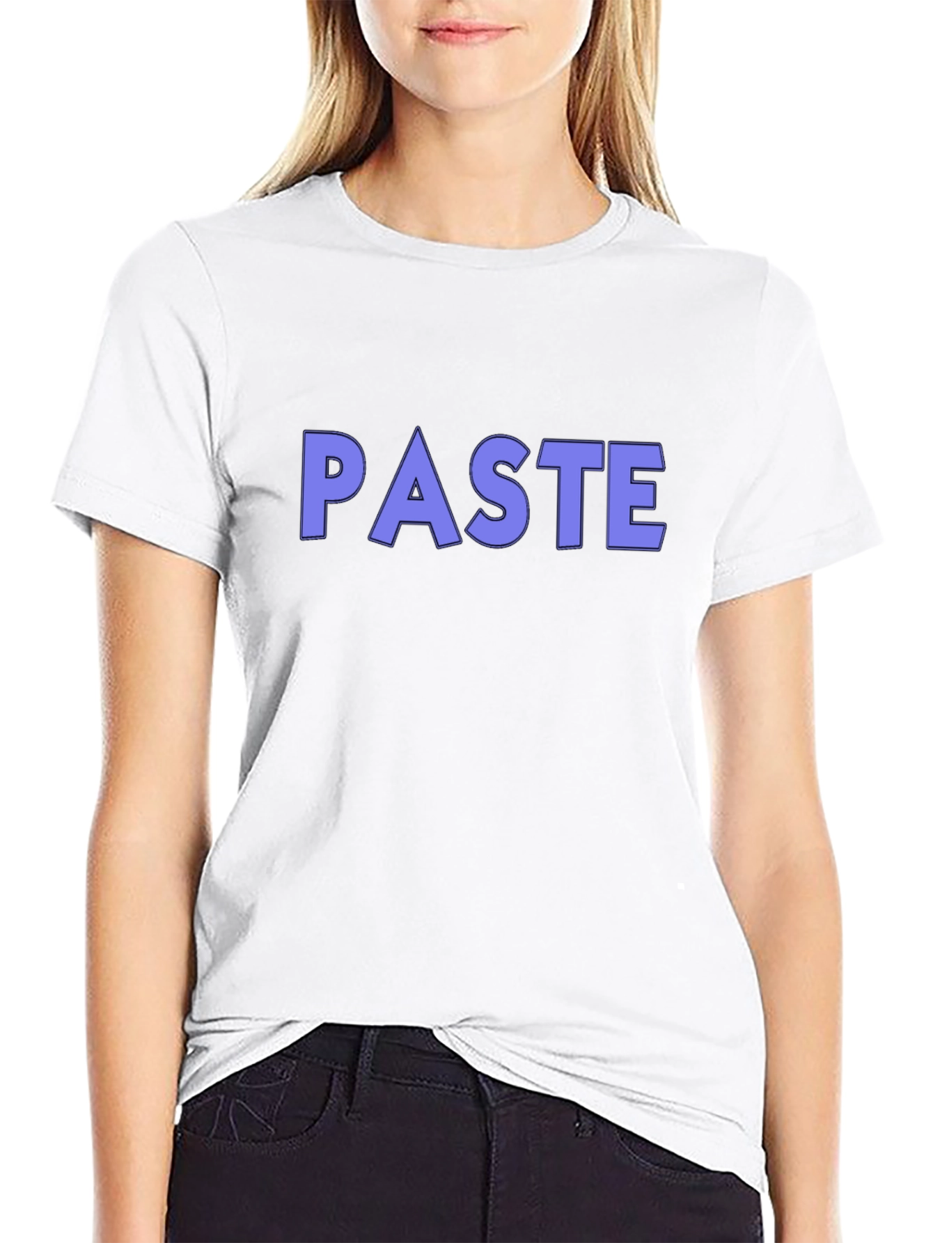 Paste Graphic T-Shirt -  Trendy Casual Wear