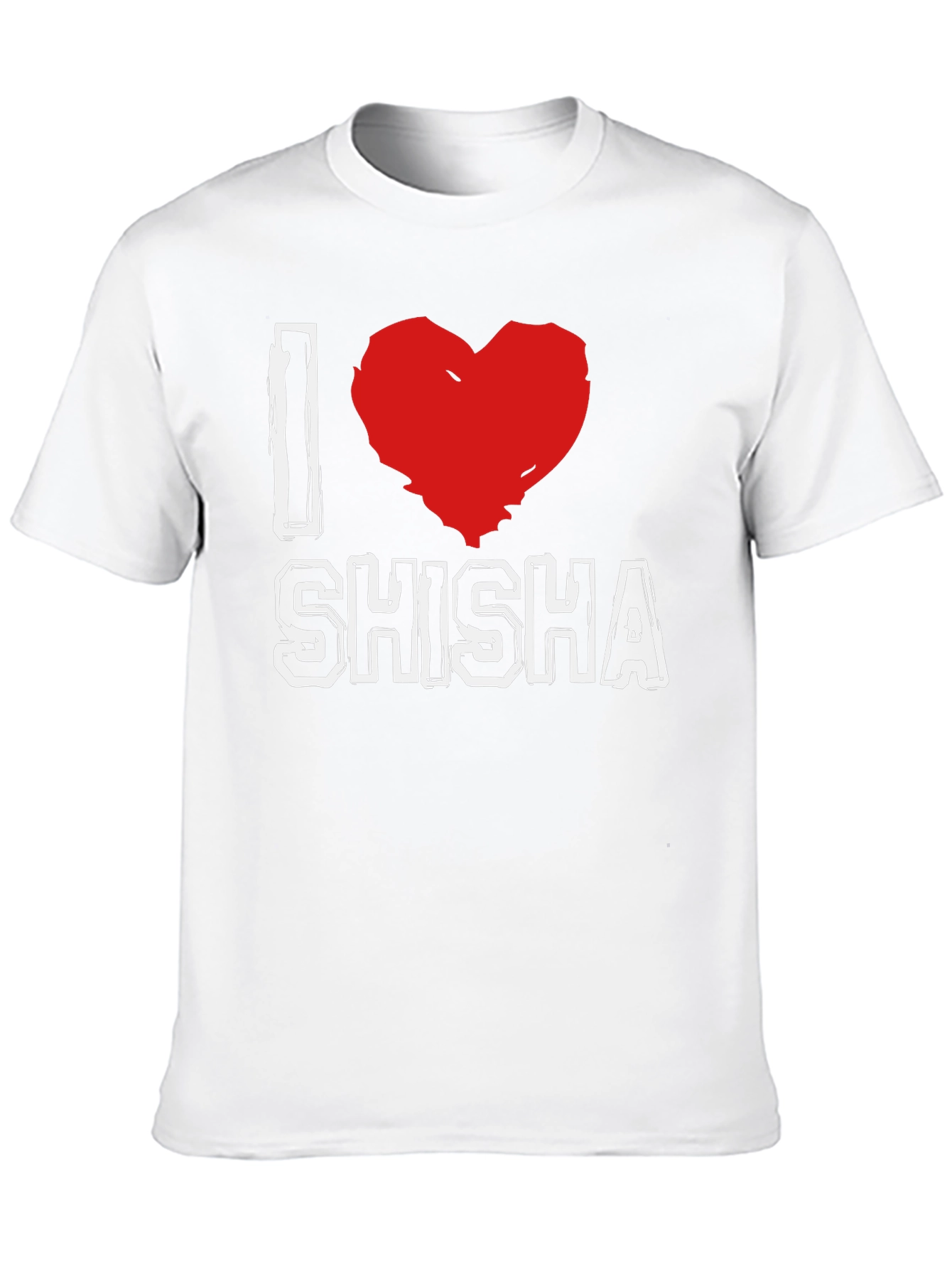 I Love Shisha Graphic T-Shirt - Black