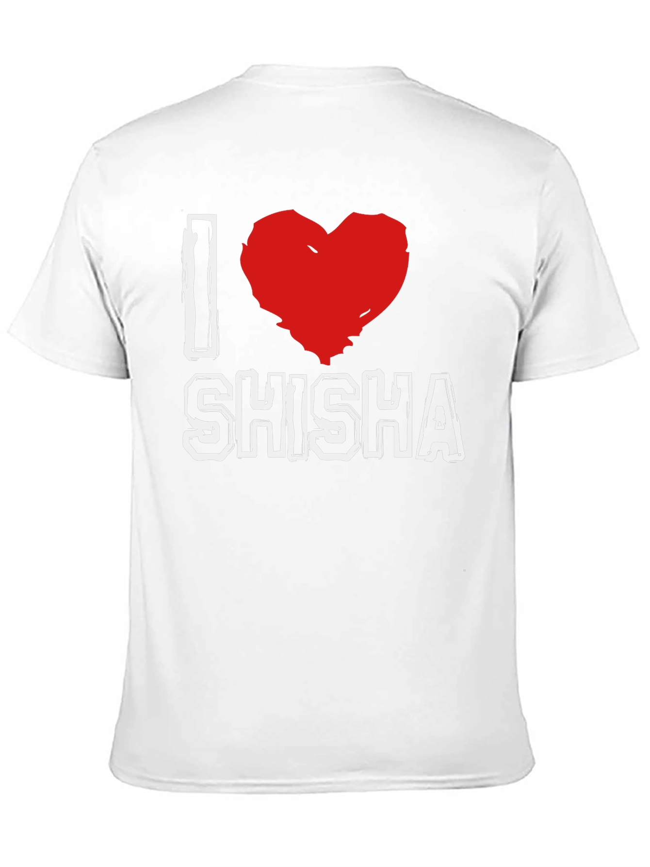 I Love Shisha Graphic T-Shirt - Black