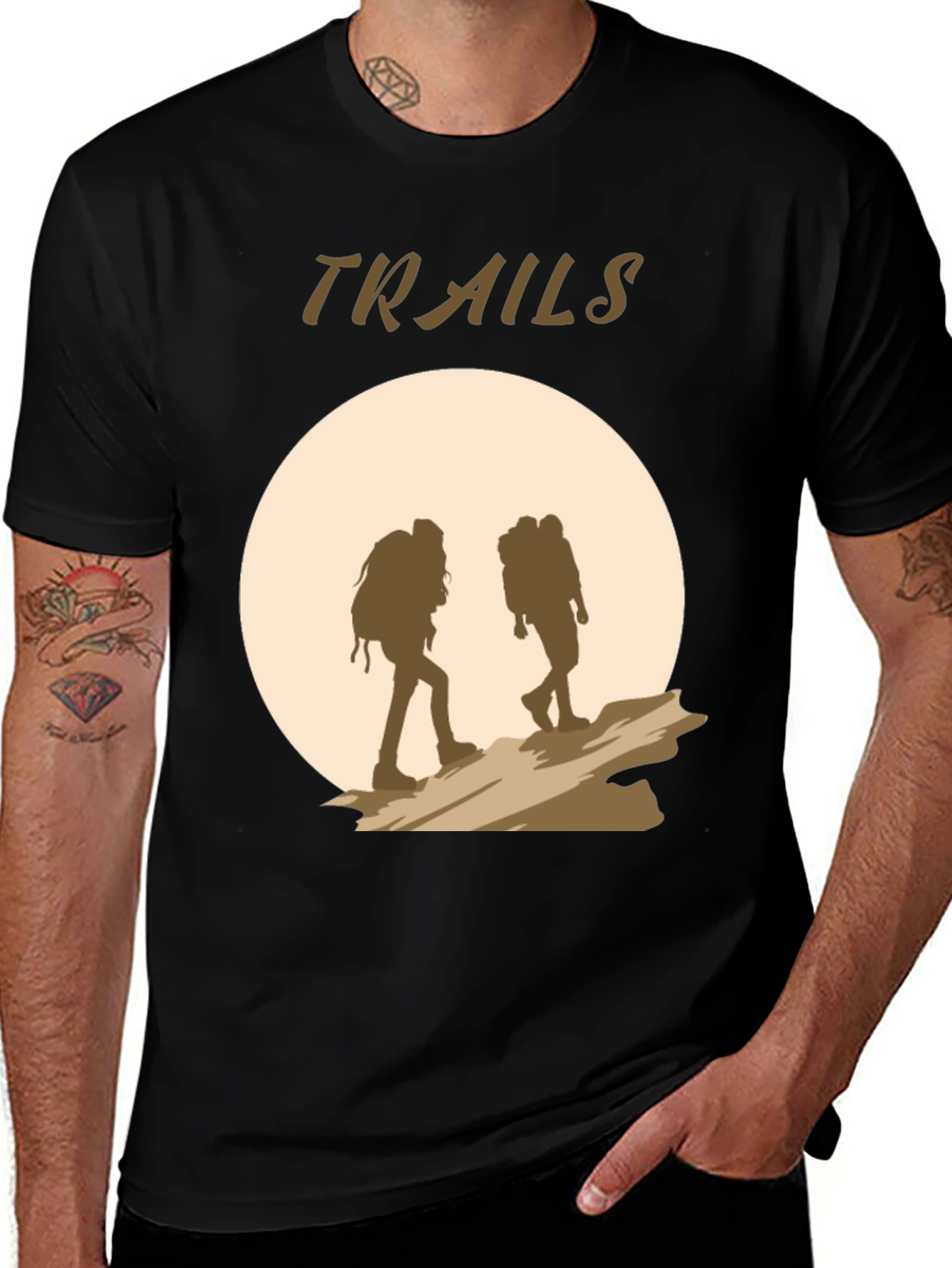 Trails Graphic Tee - Adventure Awaits!