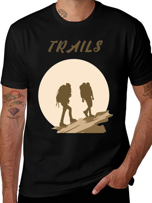 Trails Graphic Tee - Adventure Awaits!