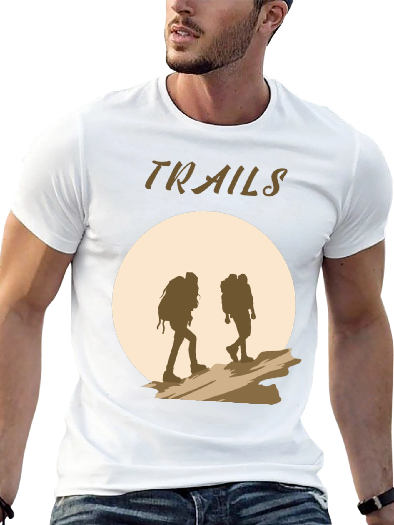 Trails Graphic Tee - Adventure Awaits!