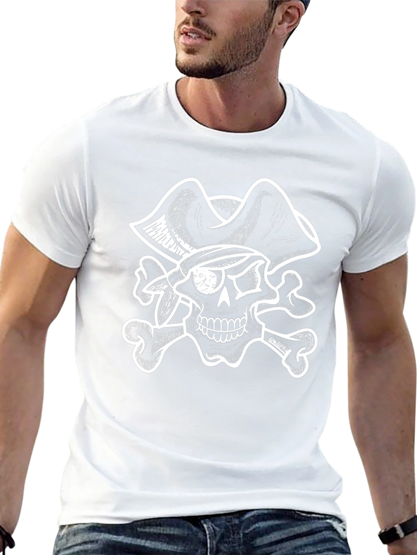 Pirate Skull & Crossbones Graphic Tee