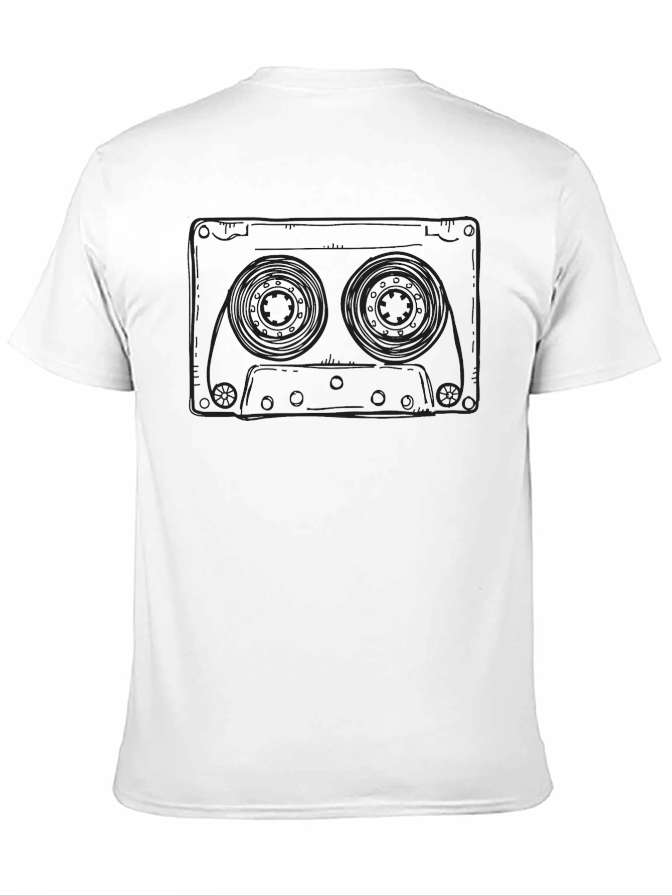 Retro Cassette Tape Graphic Tee - Classic Music Lover