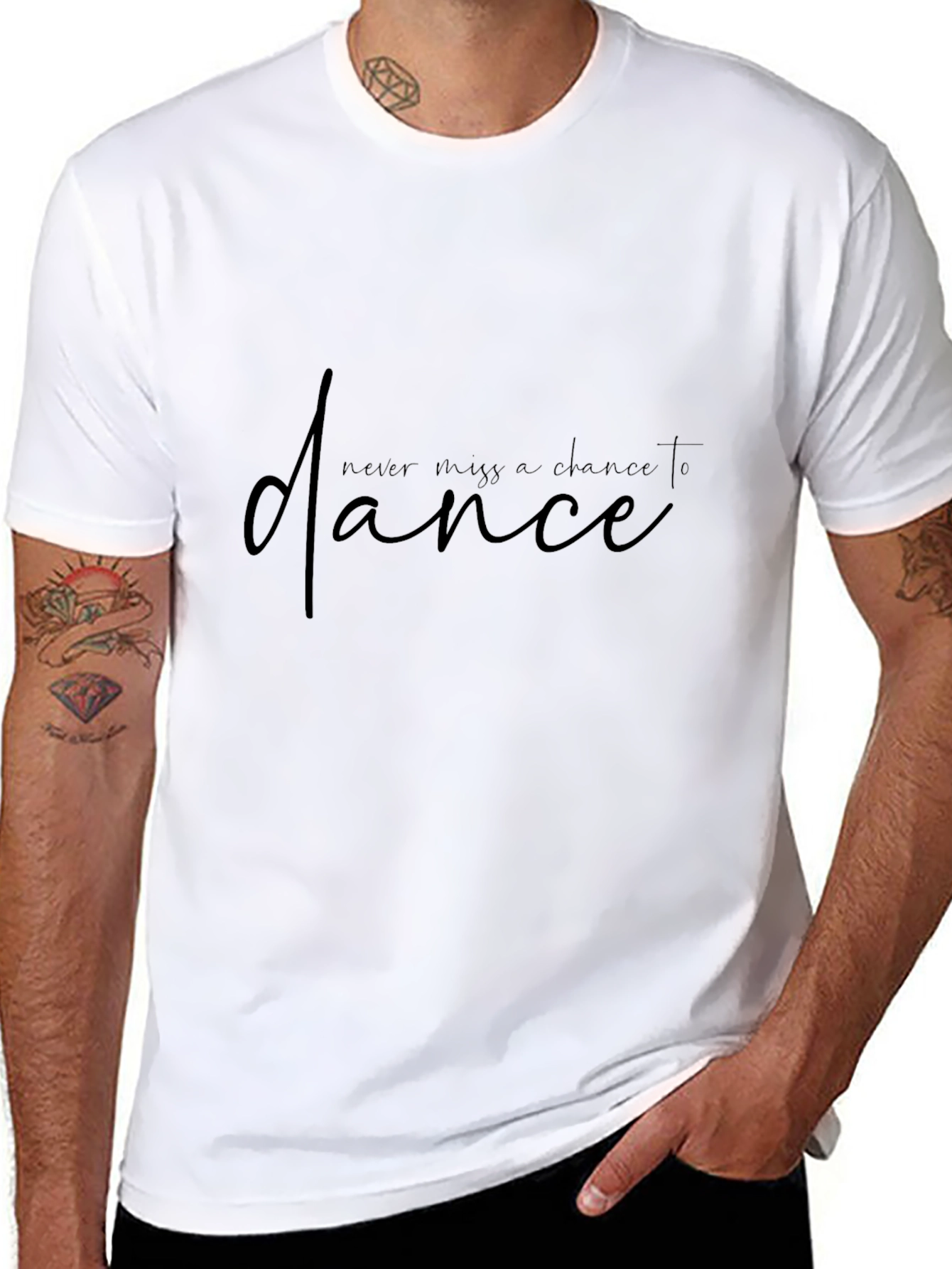 Never Miss a Chance to Dance Black Tee