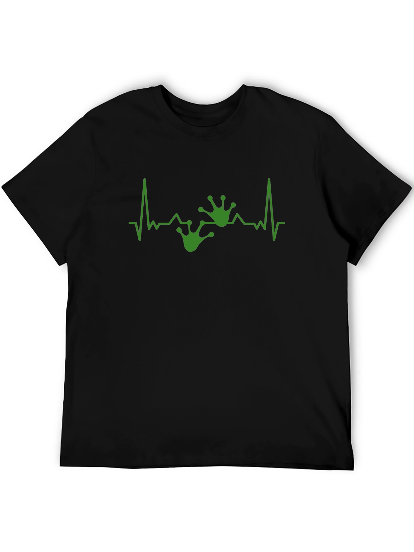 Frog Heartbeat T-Shirt - Green Graphic Tee