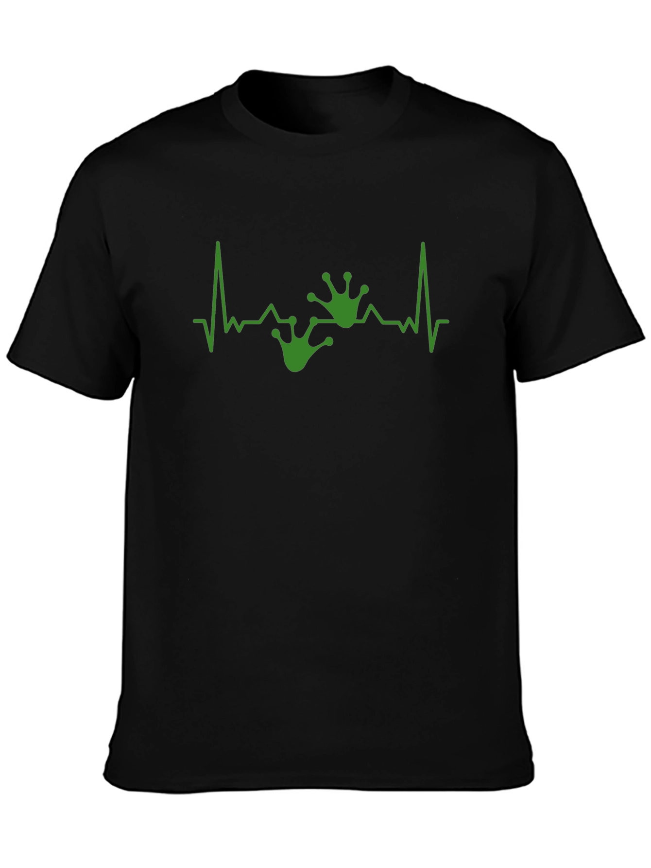 Frog Heartbeat T-Shirt - Green Graphic Tee