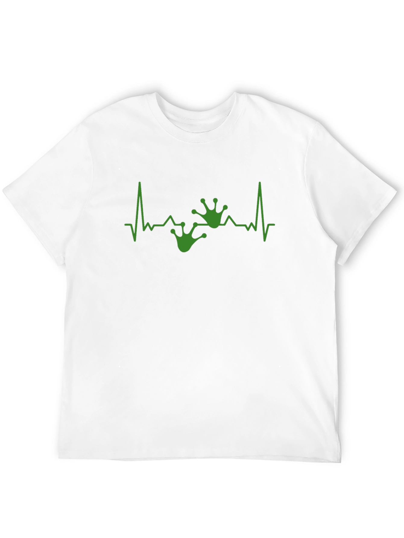 Frog Heartbeat T-Shirt - Green Graphic Tee