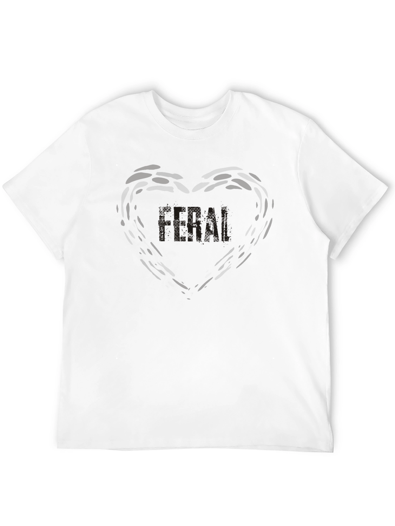 Feral Graphic Tee - Black Cotton Comfort
