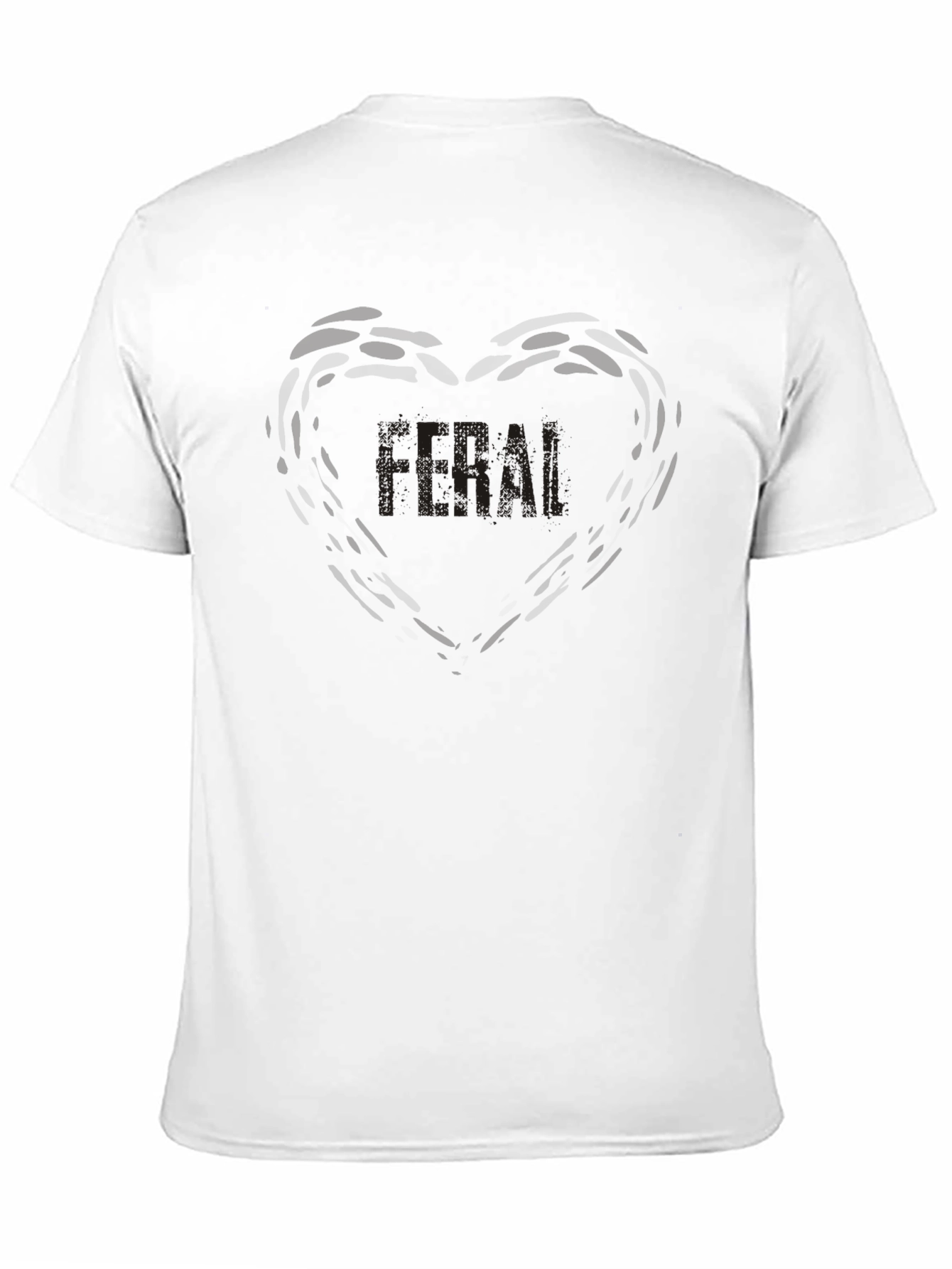 Feral Graphic Tee - Black Cotton Comfort