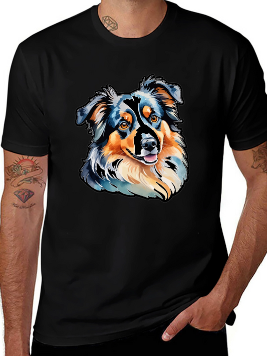 Aussie Dog Art T-Shirt