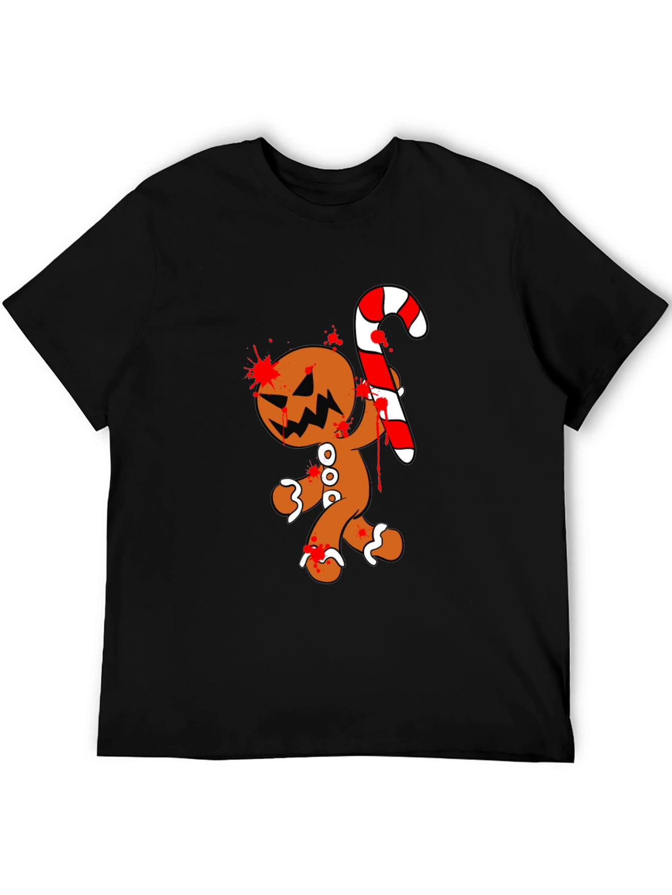 Bloody Gingerbread Horror Graphic Tee