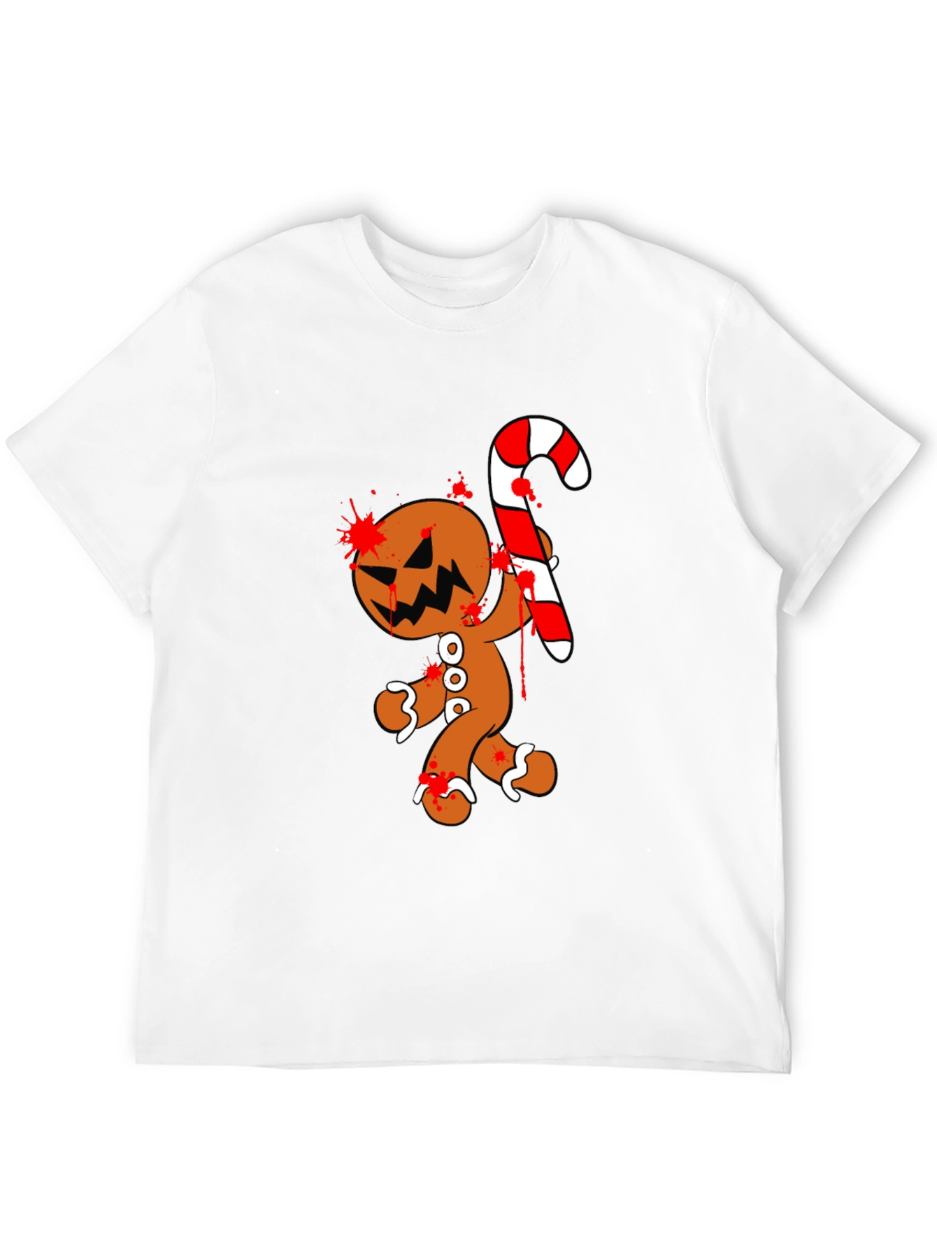 Bloody Gingerbread Horror Graphic Tee