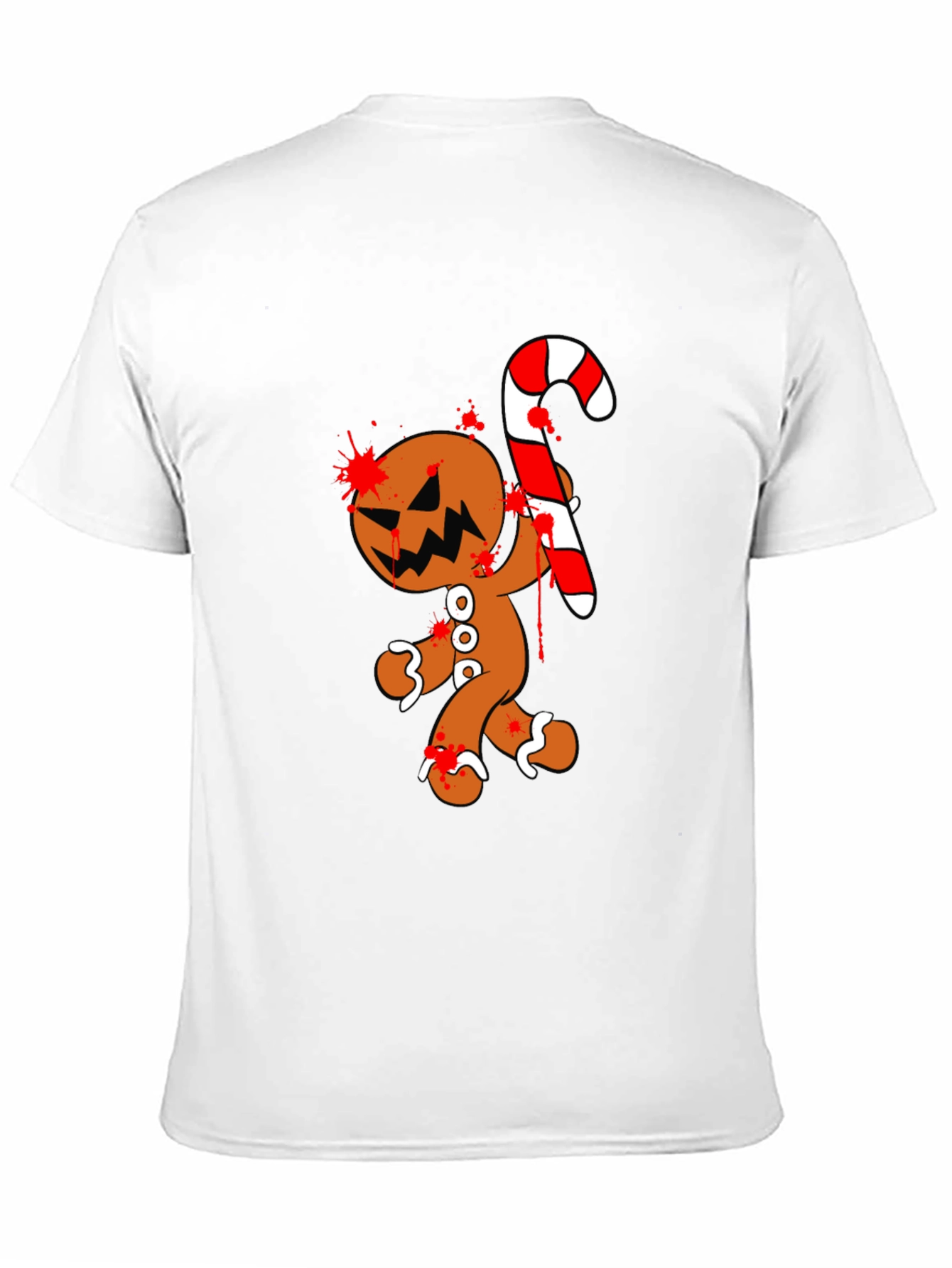 Bloody Gingerbread Horror Graphic Tee