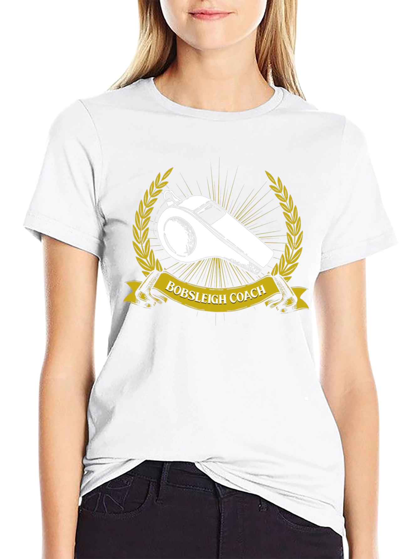 Bobsleigh Coach Graphic Tee - Black
