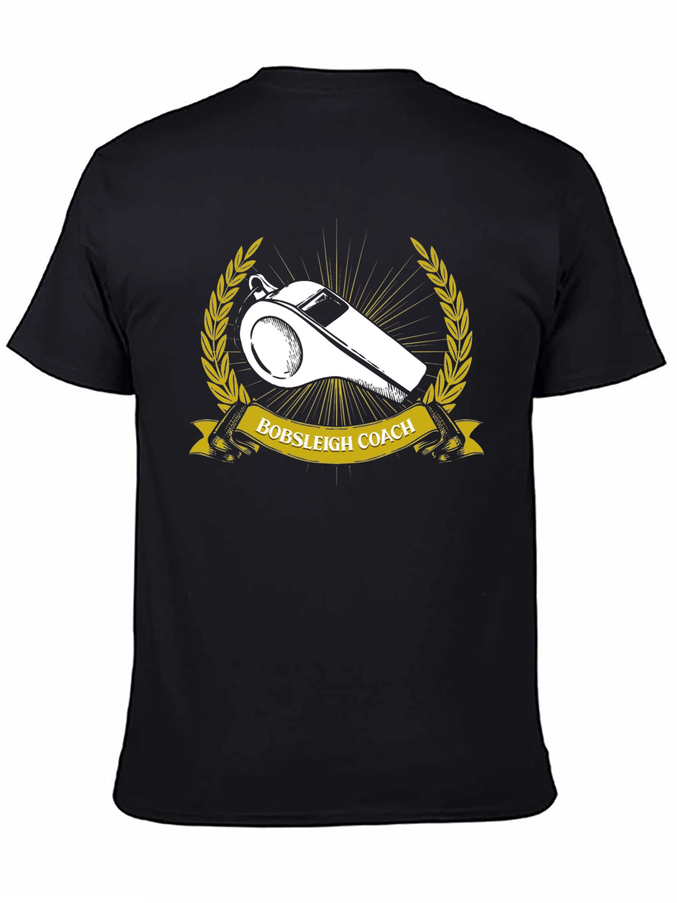 Bobsleigh Coach Graphic Tee - Black