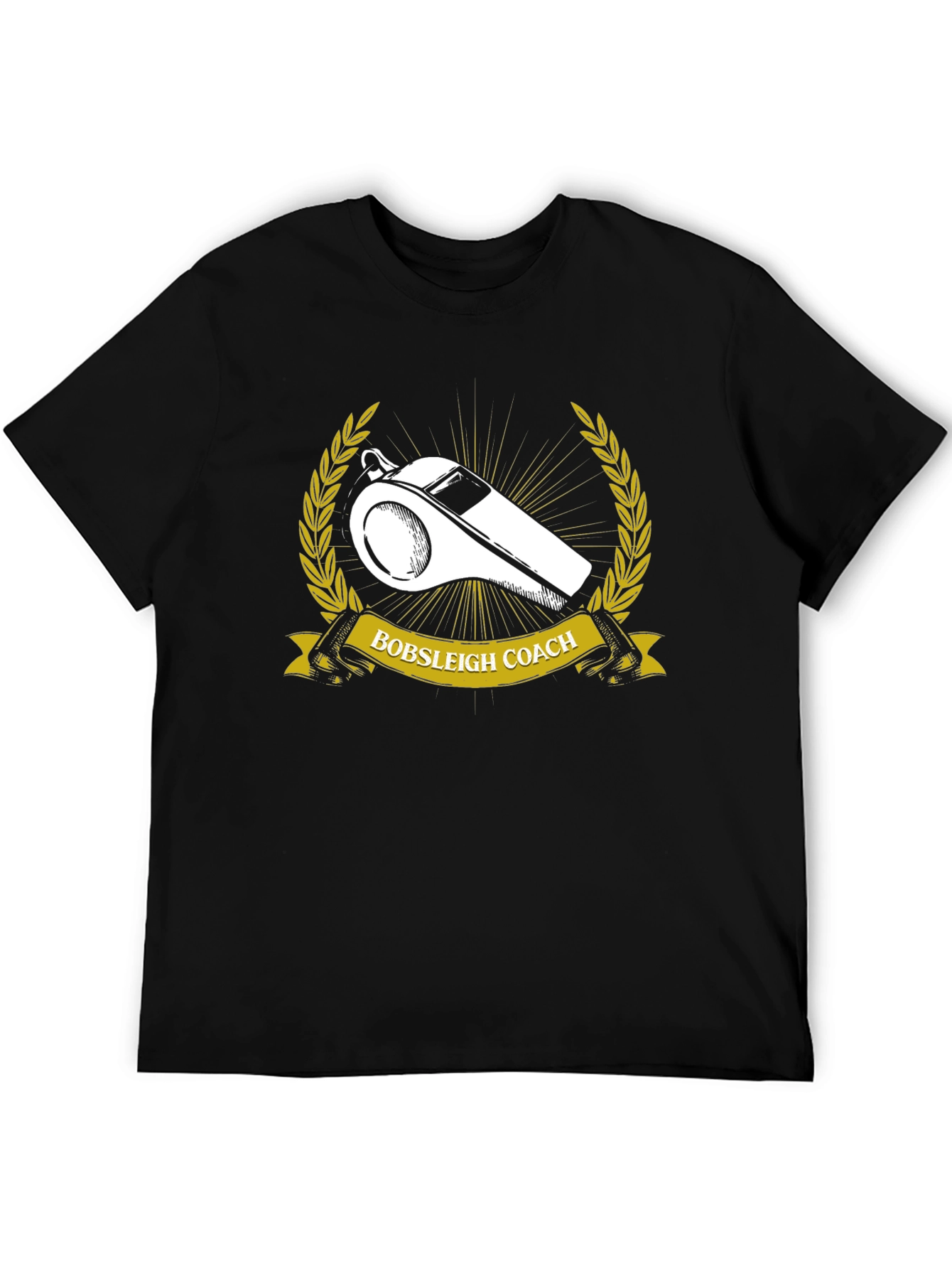 Bobsleigh Coach Graphic Tee - Black