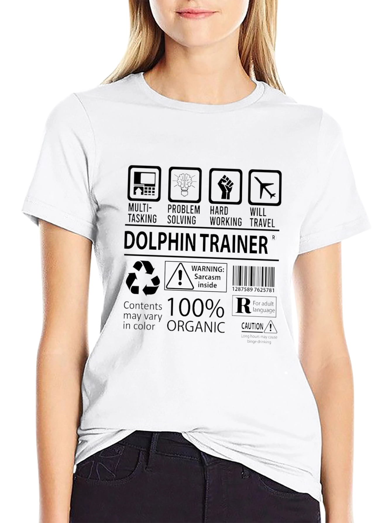 Dolphin Trainer T-Shirt - Multi-Tasking Organic Cotton Blend